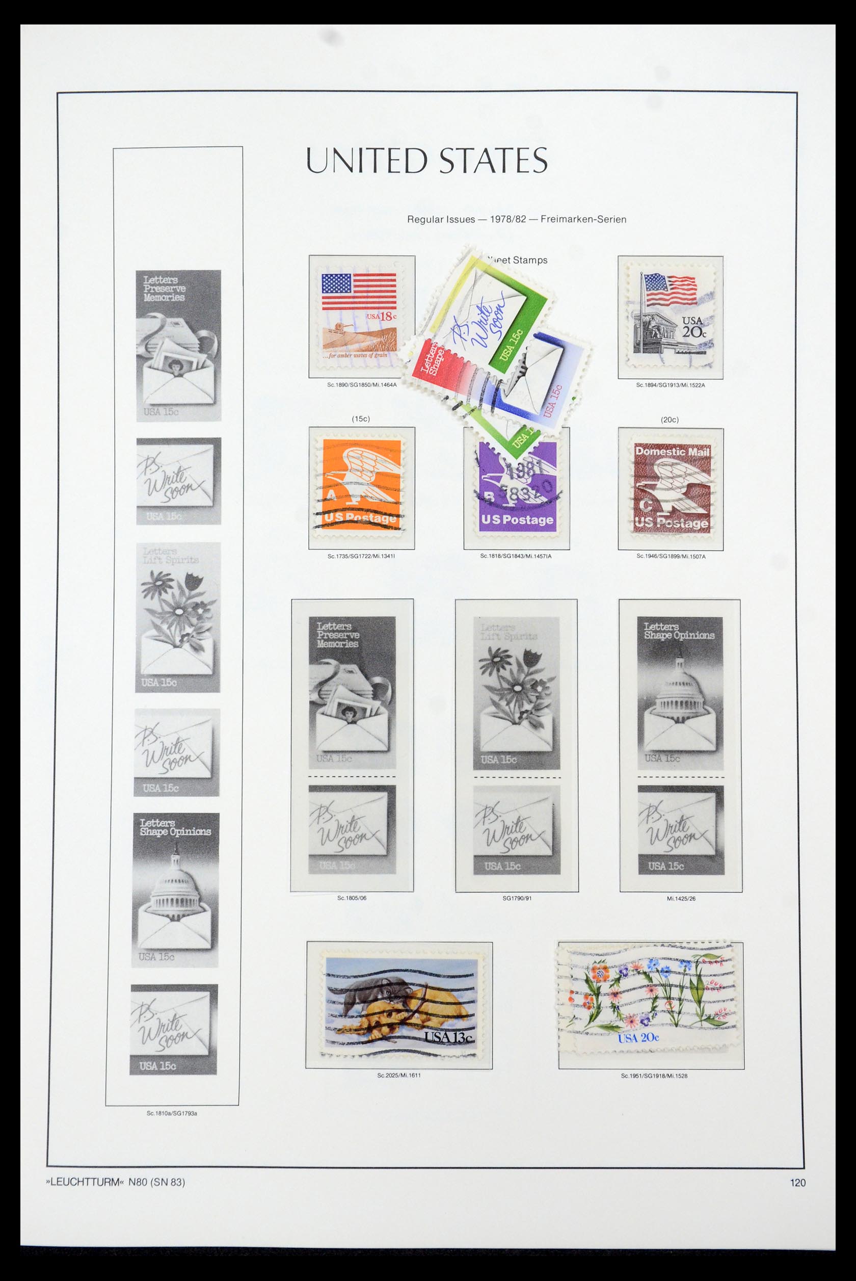 35592 033 - Postzegelverzameling 35592 USA 1851-1985.