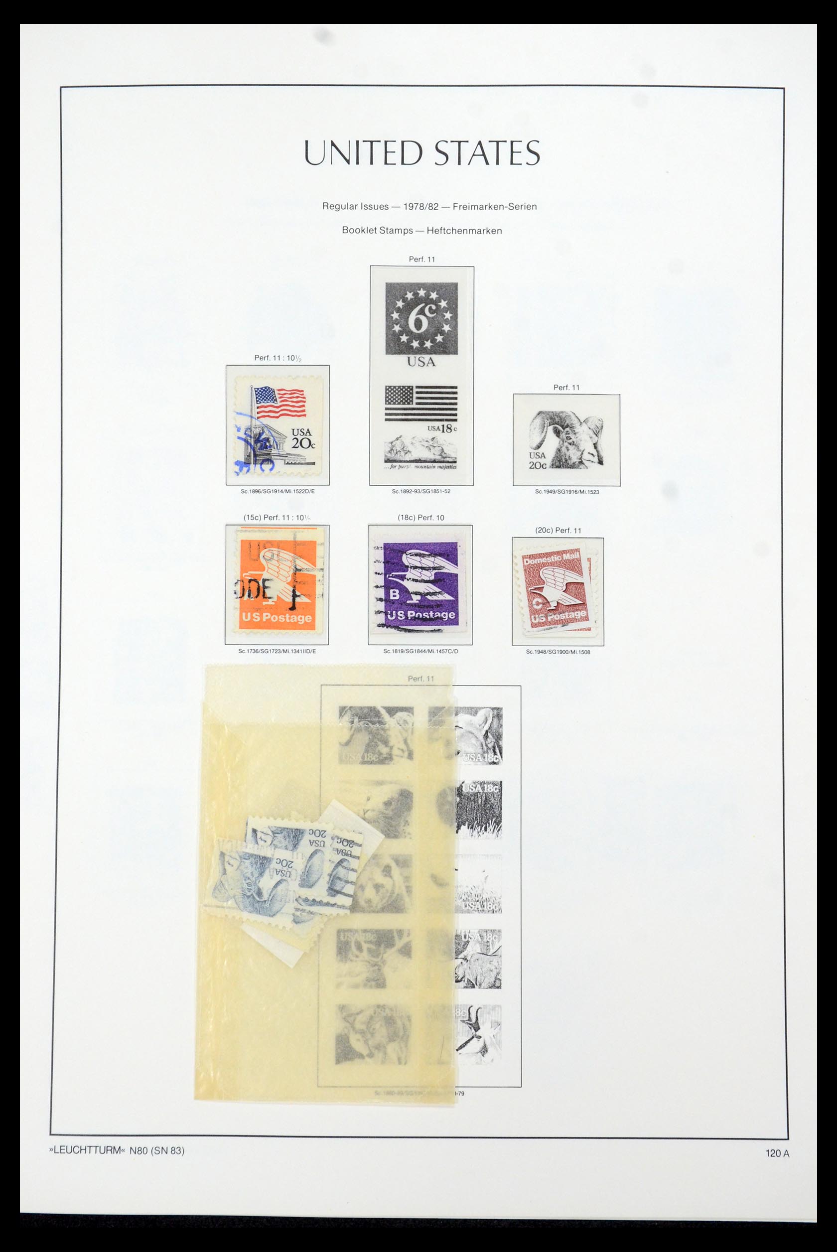 35592 034 - Postzegelverzameling 35592 USA 1851-1985.