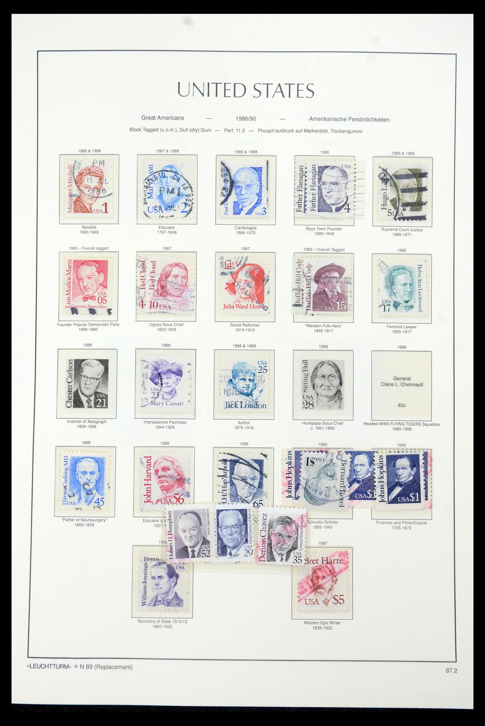 35592 035 - Postzegelverzameling 35592 USA 1851-1985.