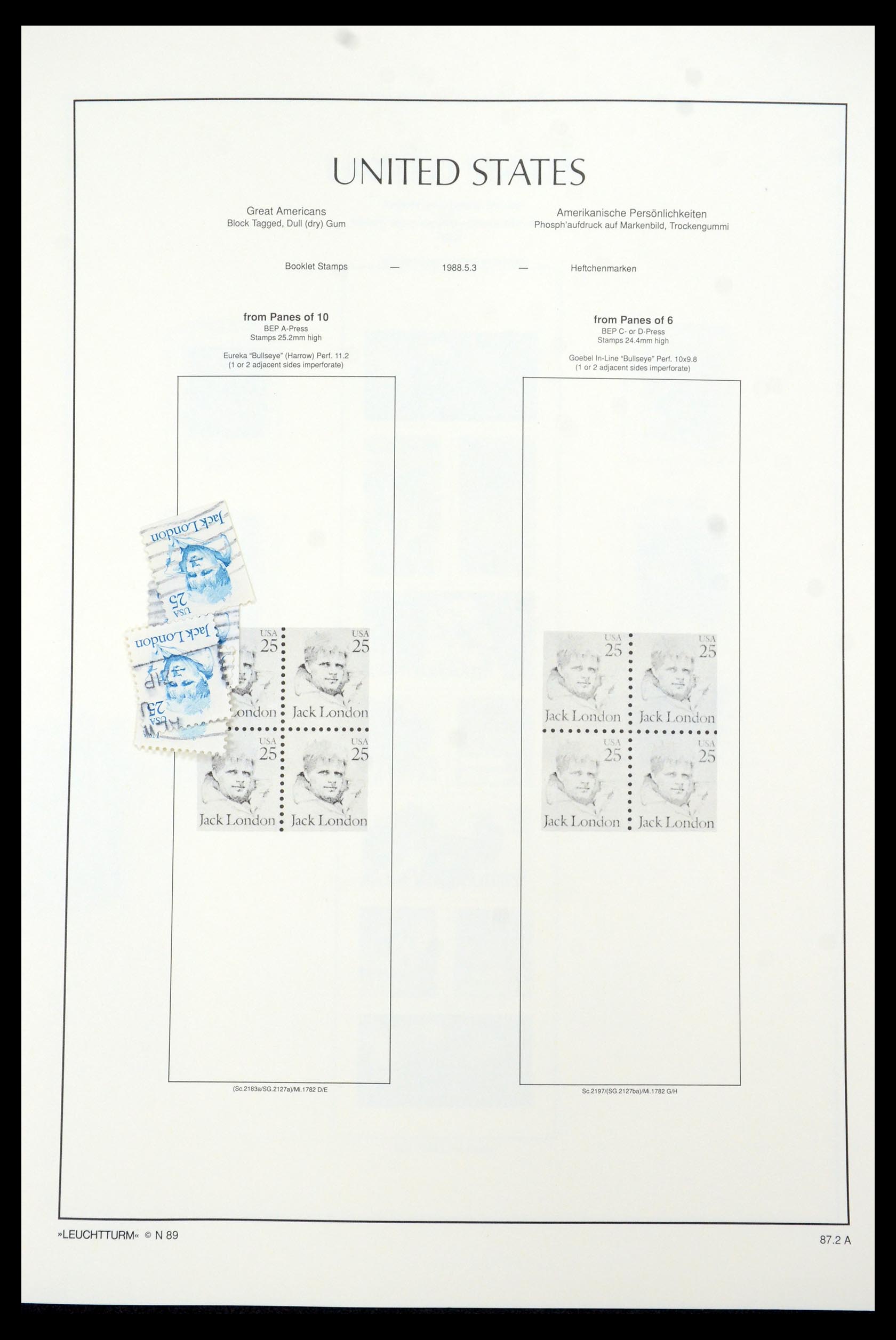 35592 036 - Postzegelverzameling 35592 USA 1851-1985.