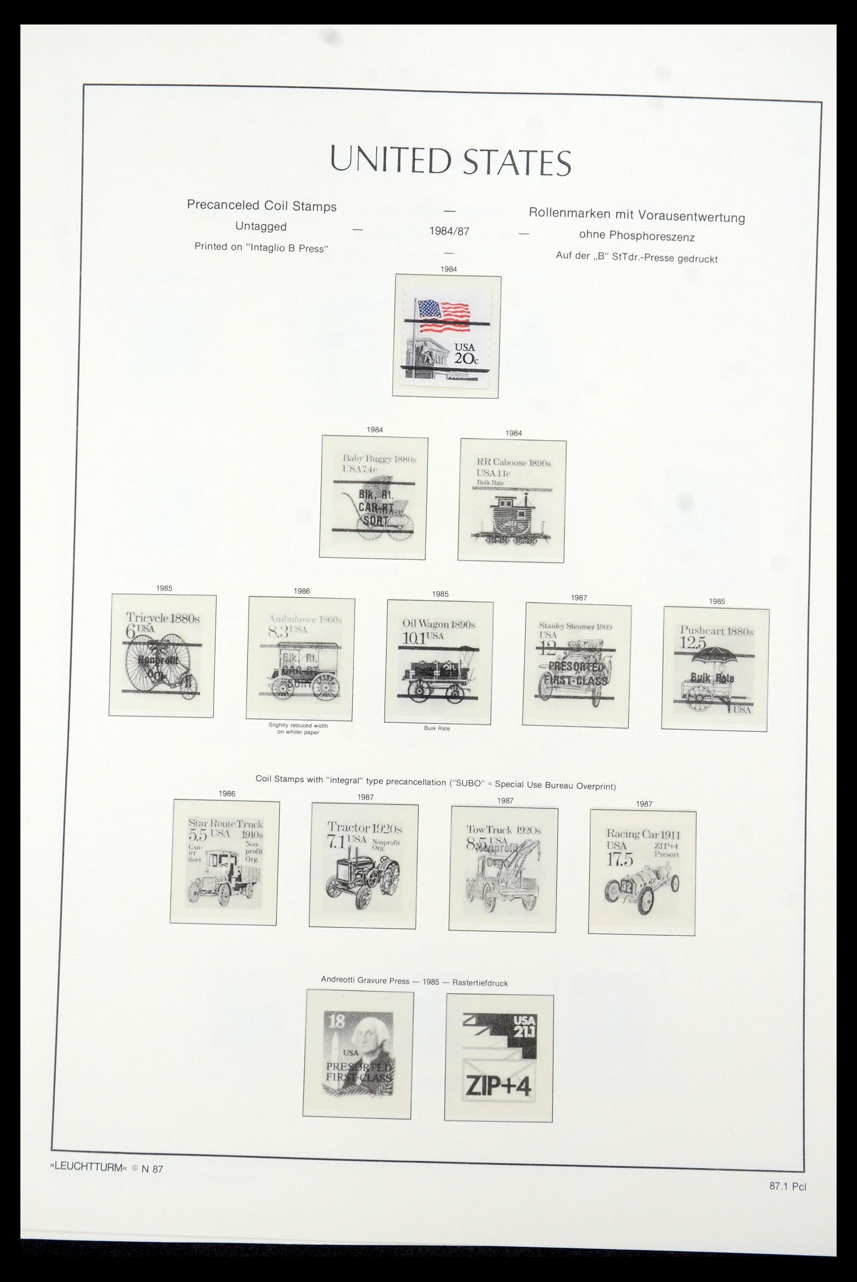 35592 040 - Postzegelverzameling 35592 USA 1851-1985.