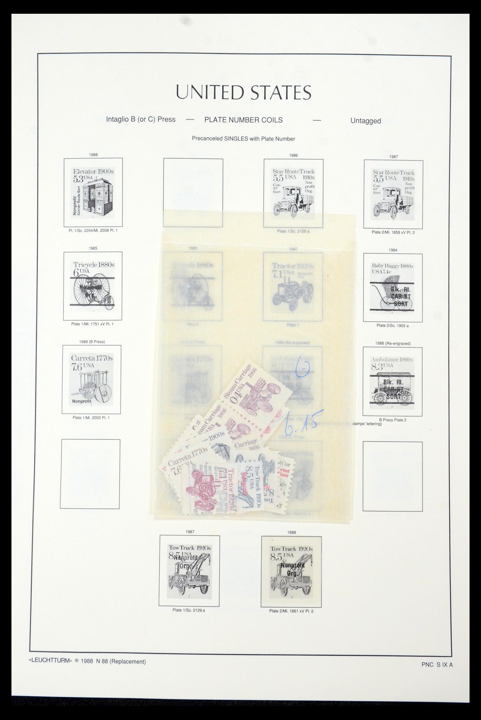 35592 041 - Postzegelverzameling 35592 USA 1851-1985.