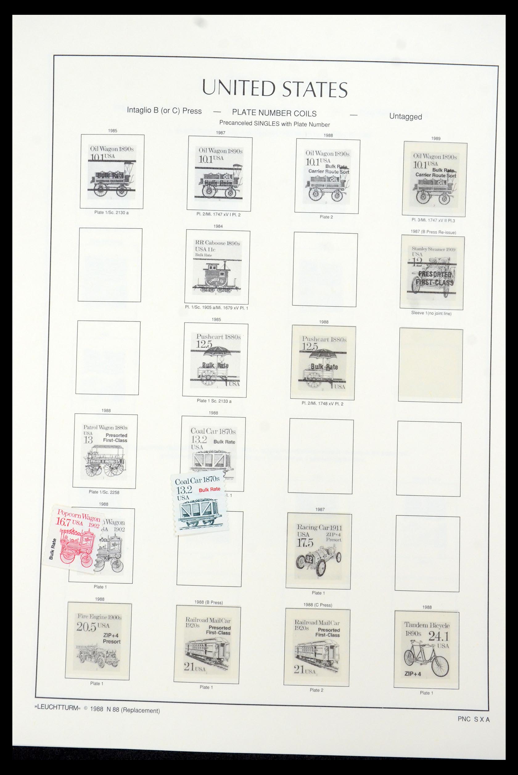 35592 043 - Postzegelverzameling 35592 USA 1851-1985.
