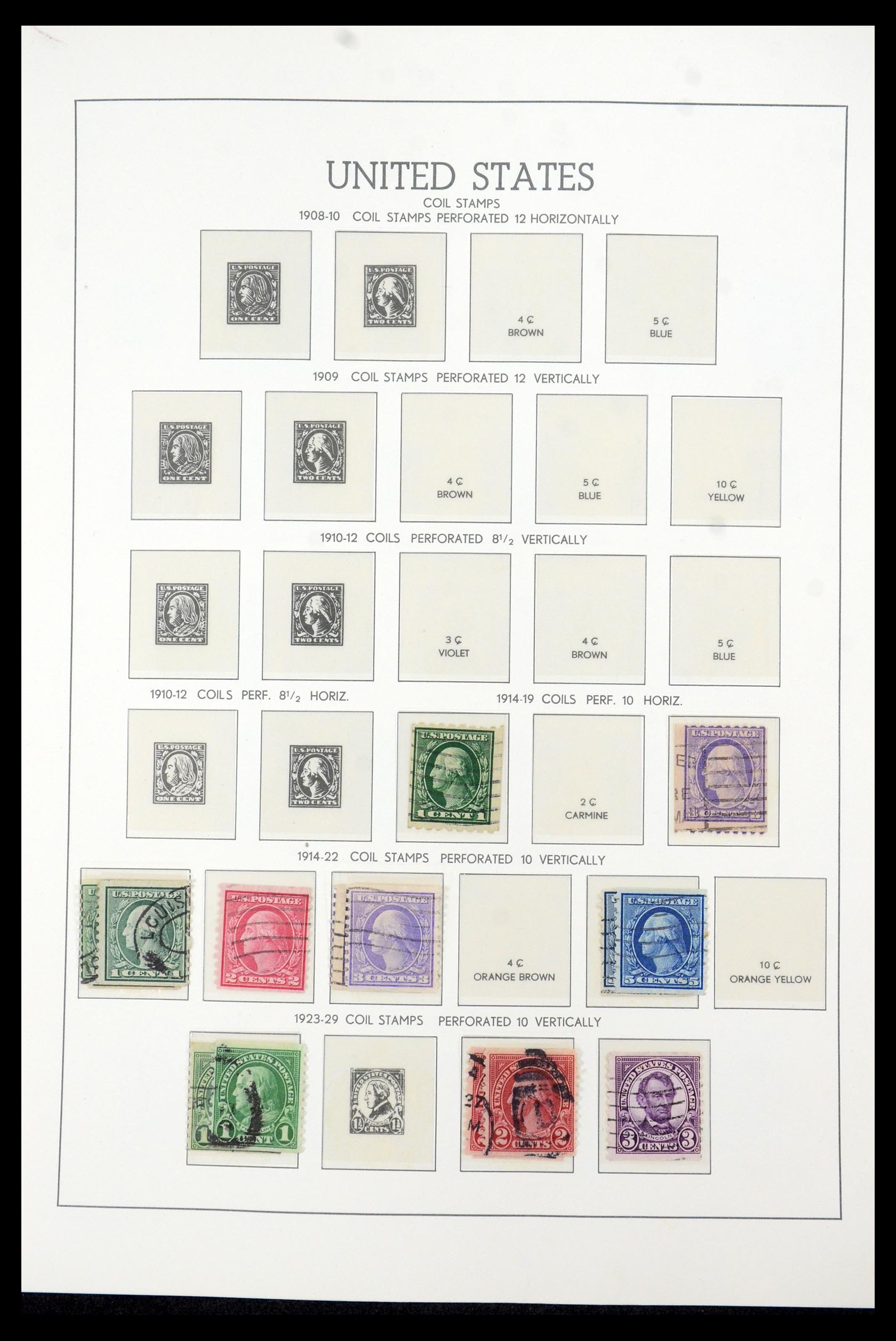35592 044 - Postzegelverzameling 35592 USA 1851-1985.