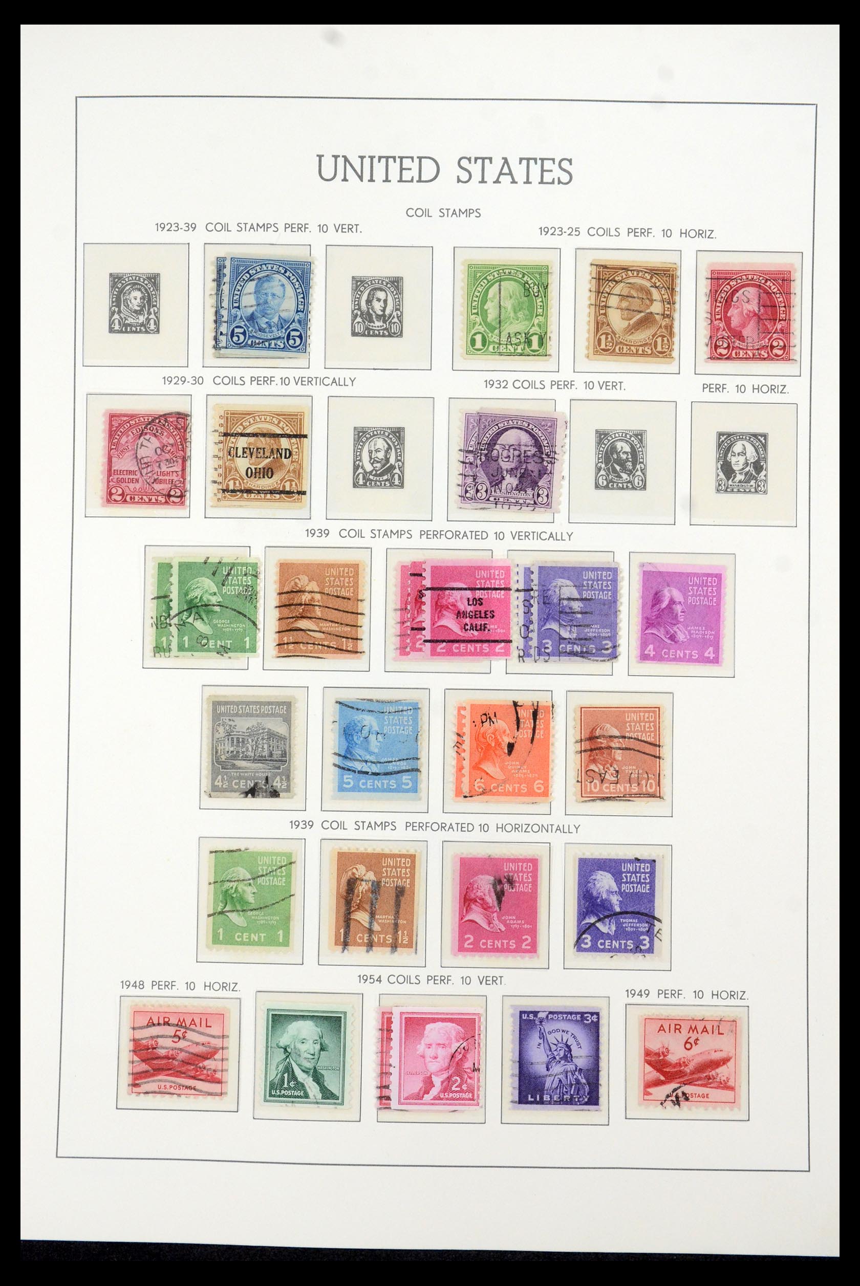 35592 045 - Postzegelverzameling 35592 USA 1851-1985.