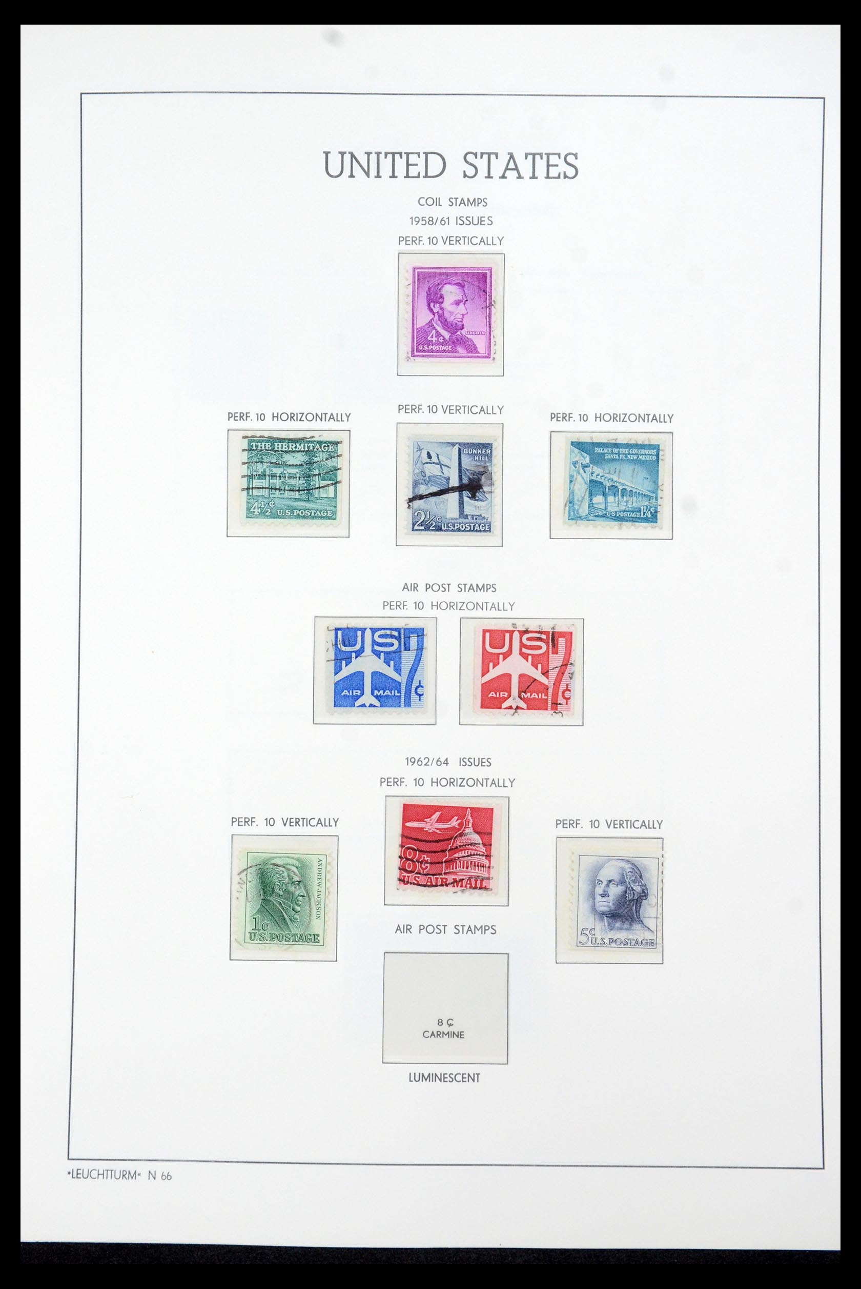 35592 046 - Stamp Collection 35592 USA 1851-1985.