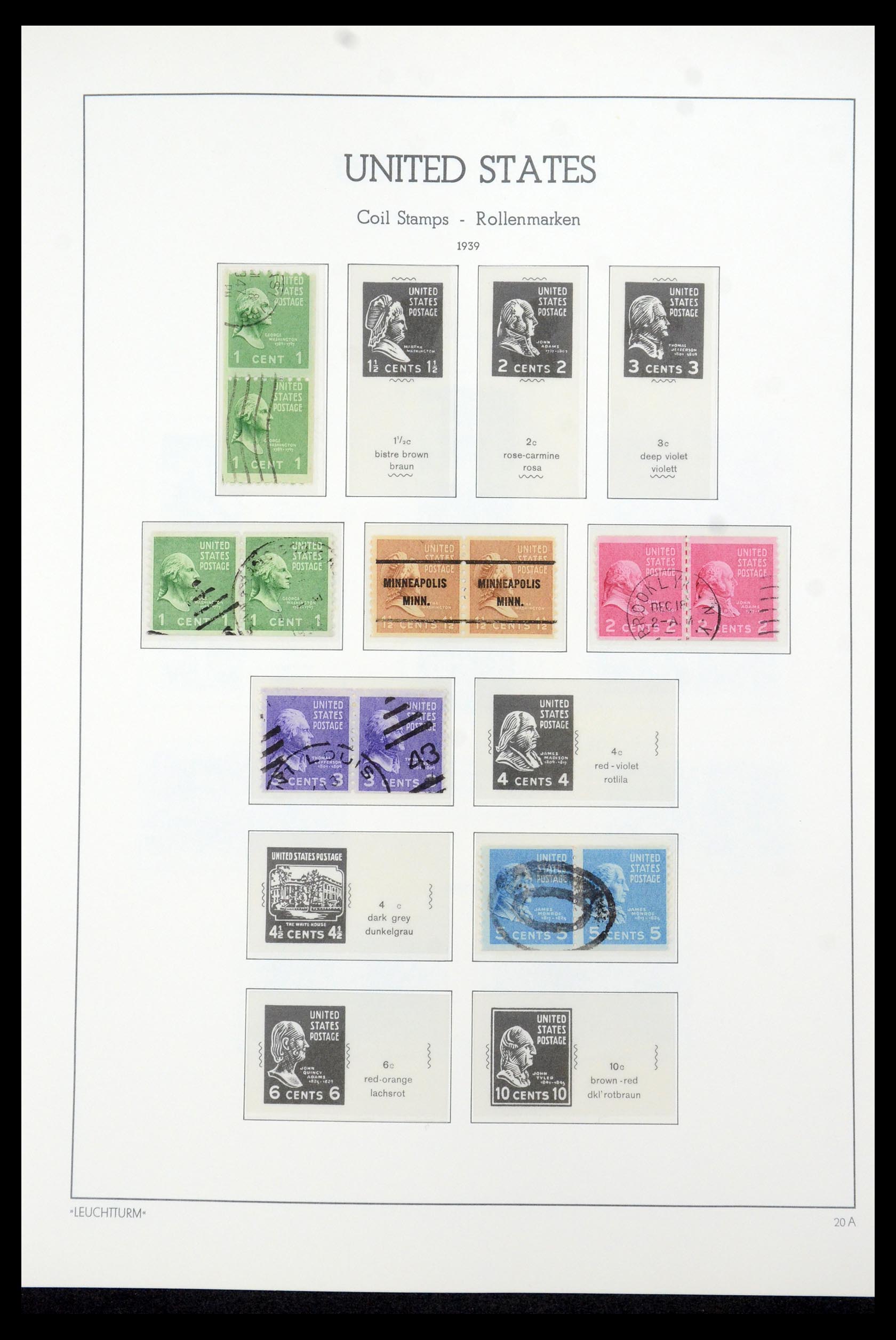 35592 050 - Postzegelverzameling 35592 USA 1851-1985.