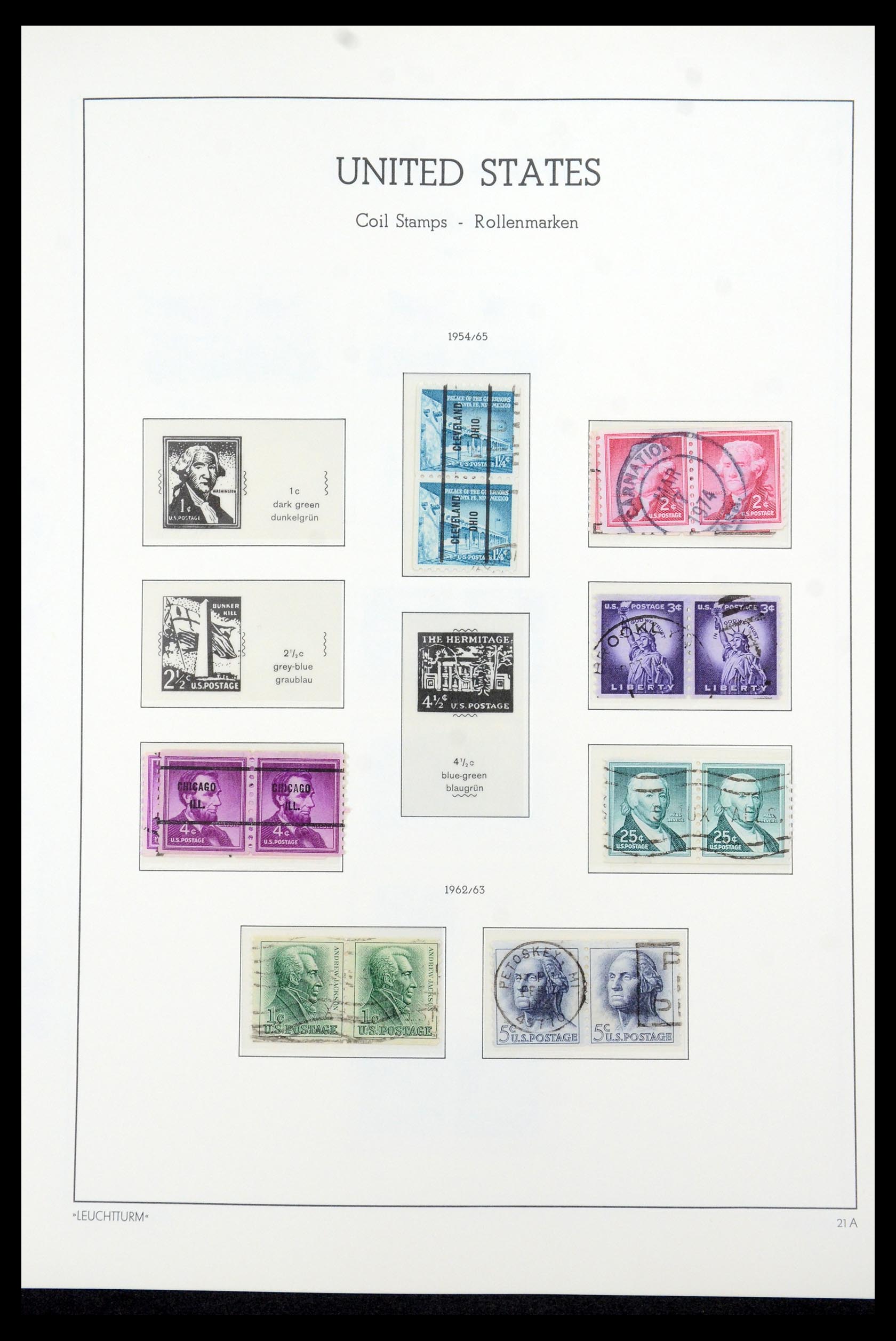 35592 051 - Postzegelverzameling 35592 USA 1851-1985.