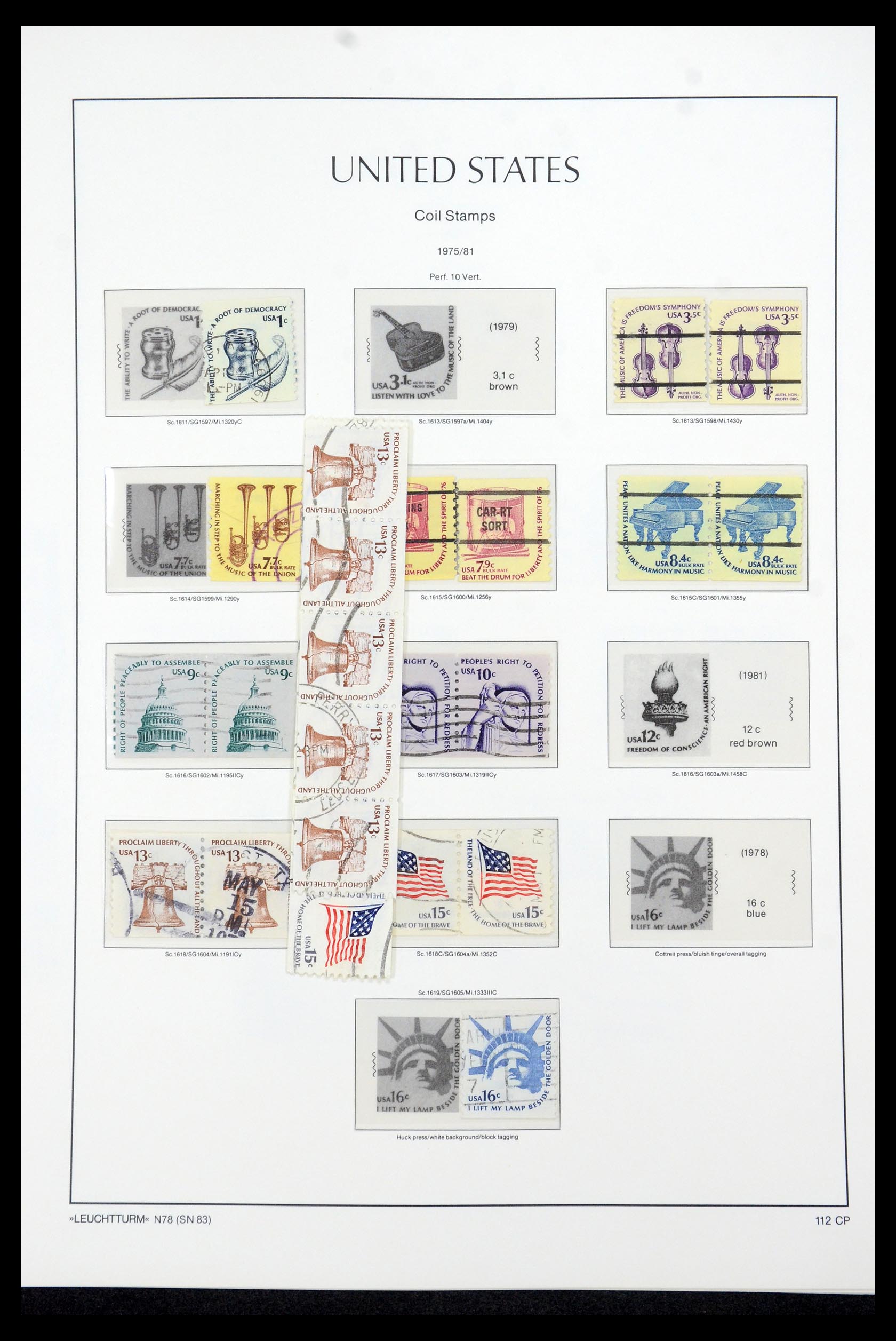 35592 054 - Stamp Collection 35592 USA 1851-1985.
