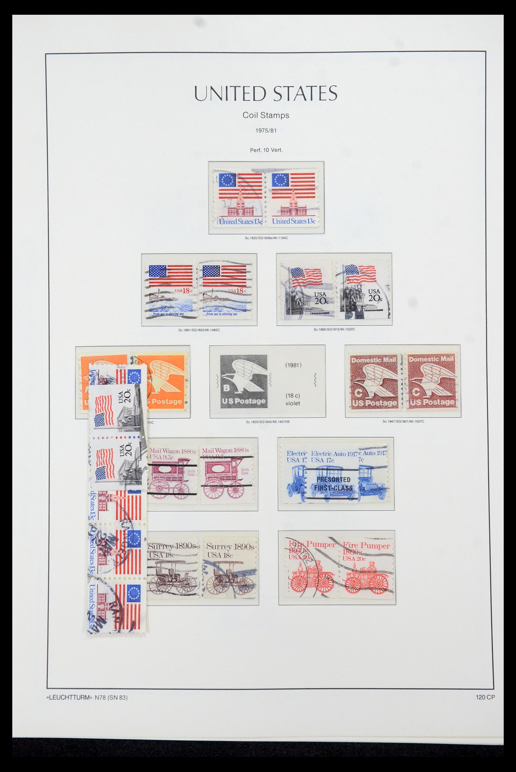 35592 055 - Stamp Collection 35592 USA 1851-1985.