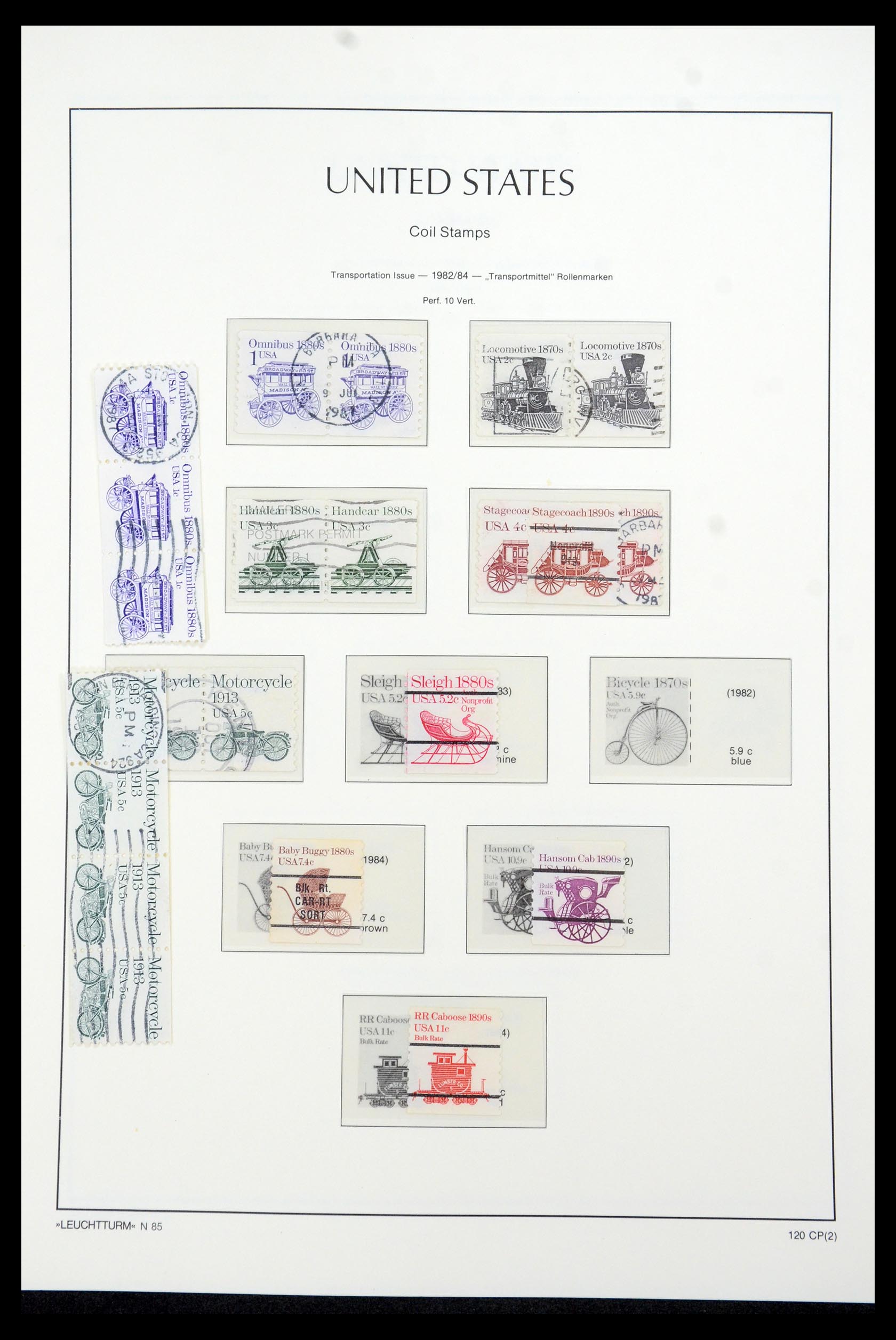 35592 056 - Postzegelverzameling 35592 USA 1851-1985.