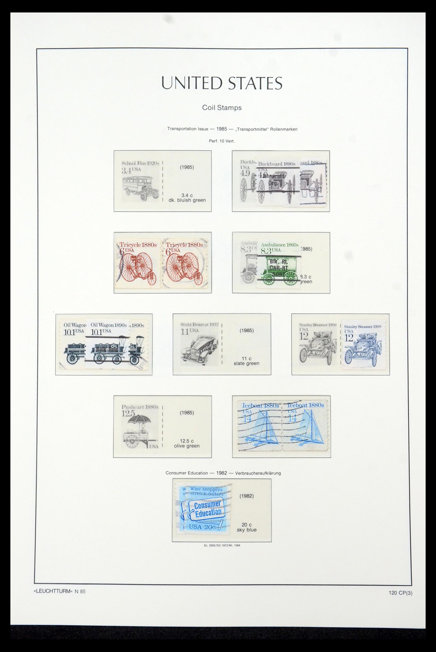 35592 057 - Postzegelverzameling 35592 USA 1851-1985.
