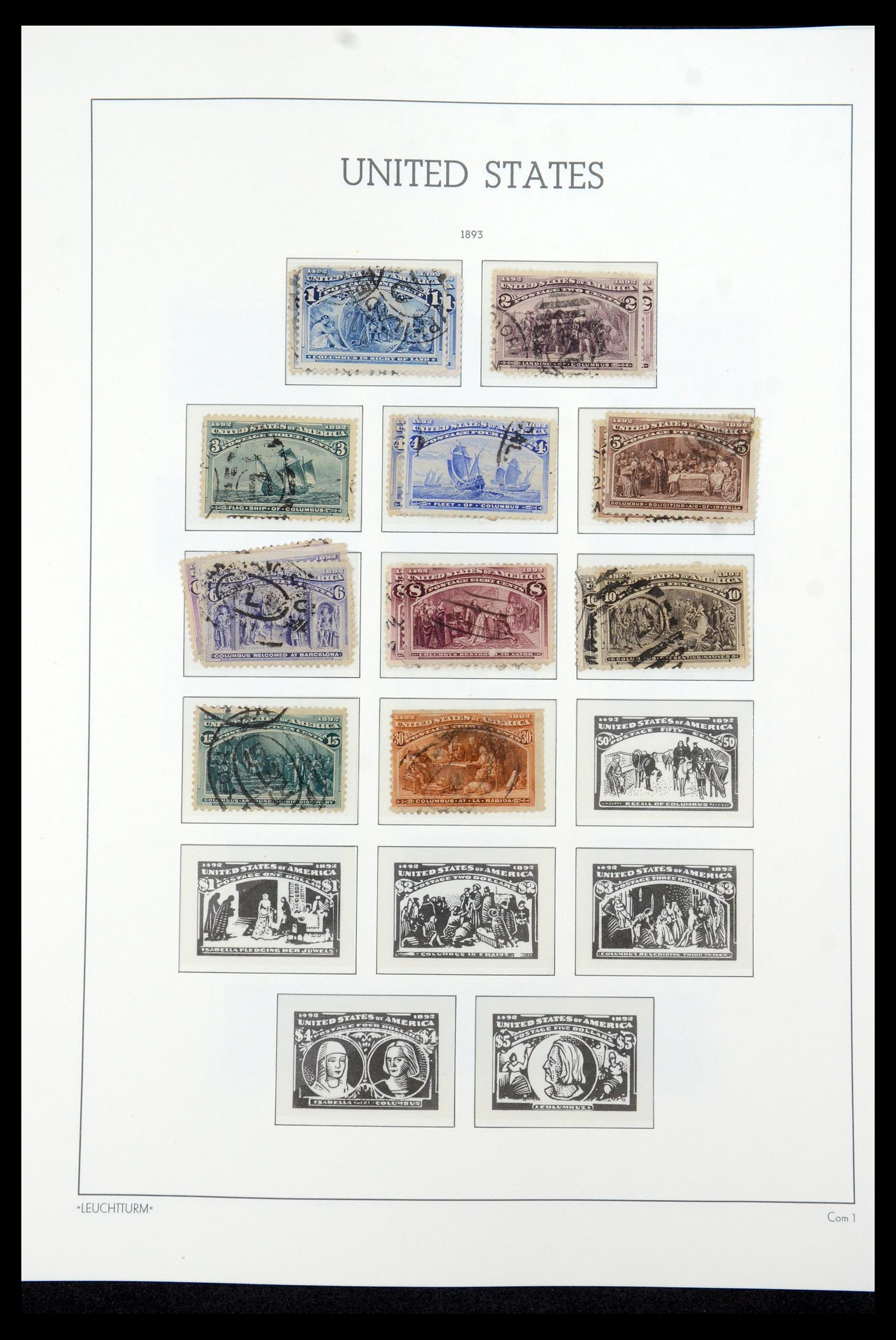 35592 063 - Postzegelverzameling 35592 USA 1851-1985.