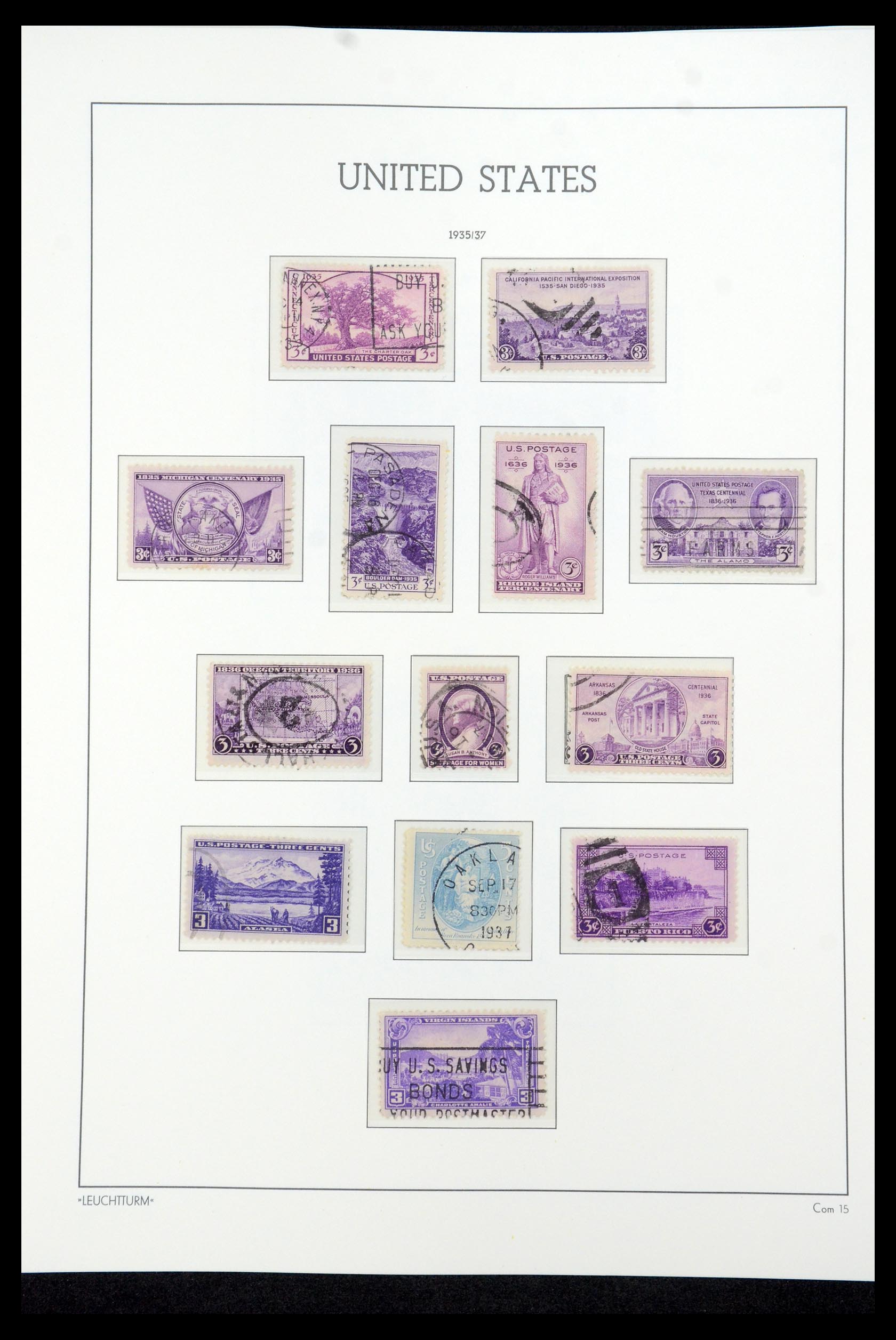 35592 073 - Postzegelverzameling 35592 USA 1851-1985.