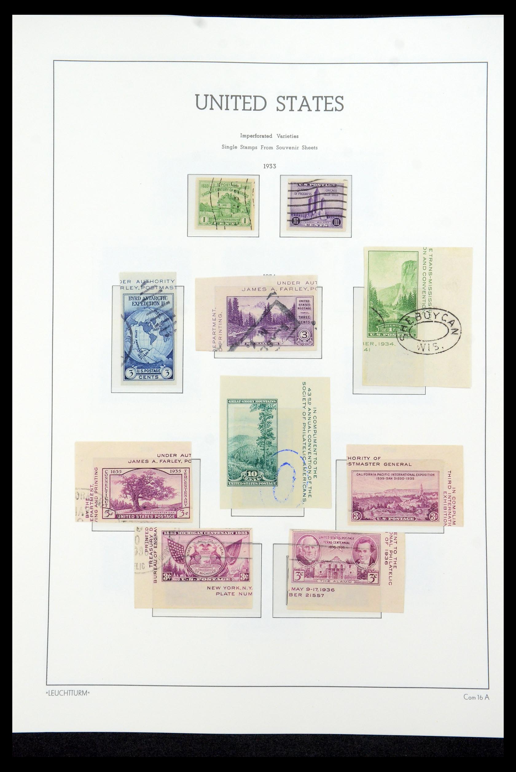 35592 075 - Postzegelverzameling 35592 USA 1851-1985.