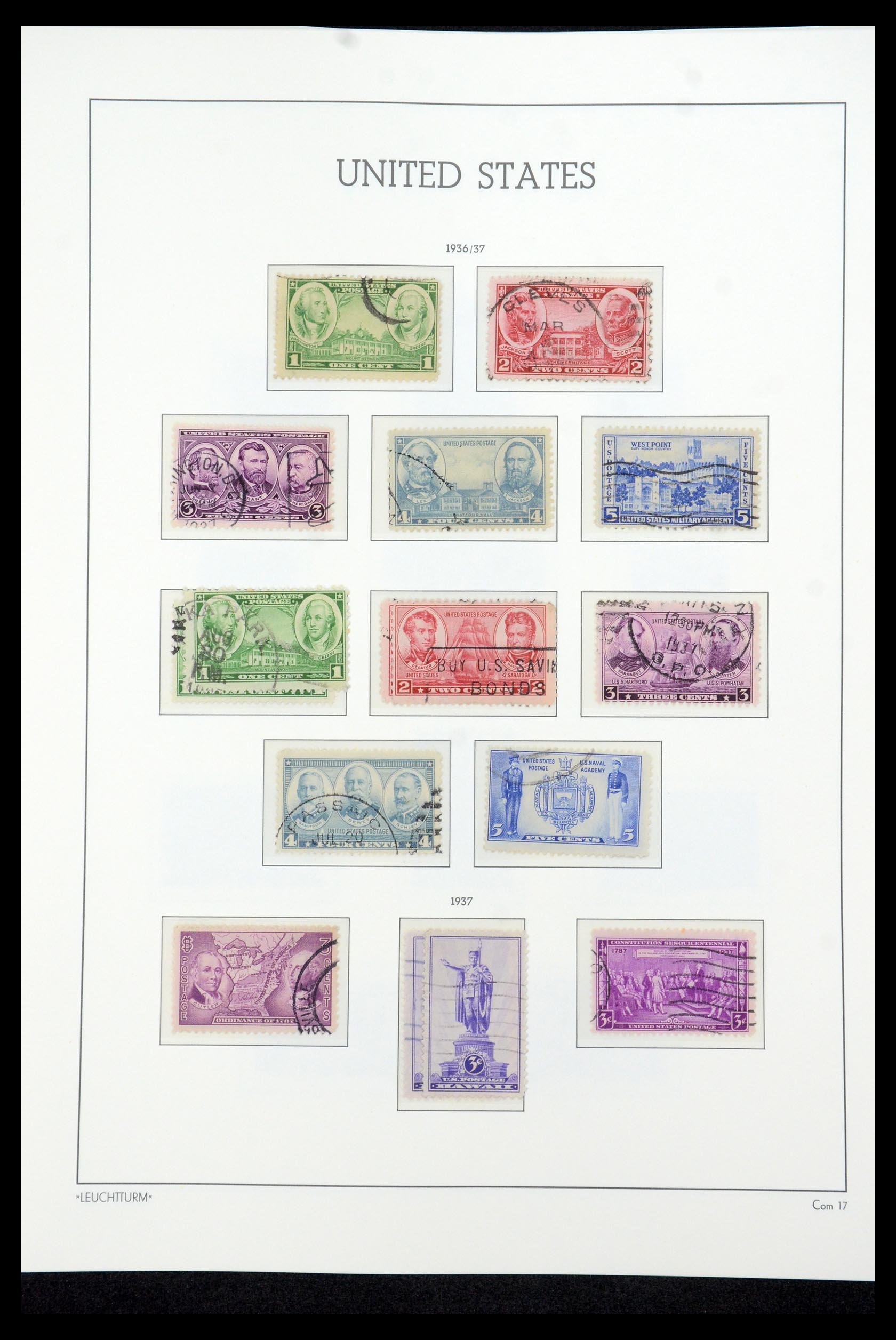 35592 076 - Postzegelverzameling 35592 USA 1851-1985.