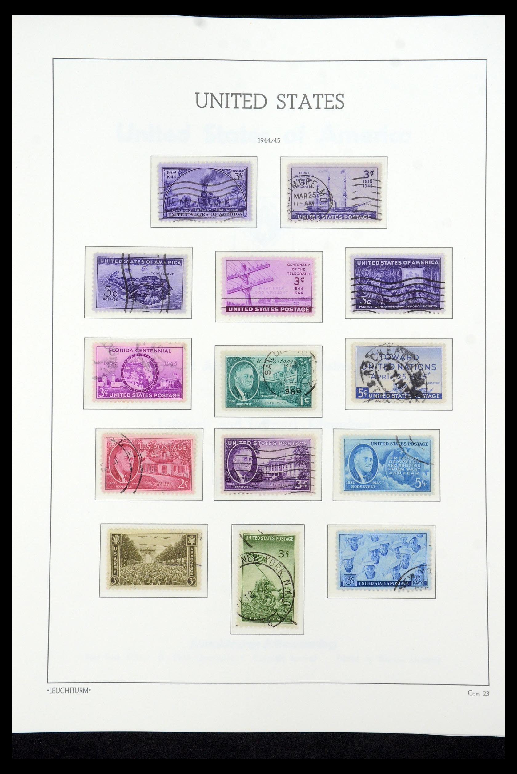 35592 082 - Postzegelverzameling 35592 USA 1851-1985.
