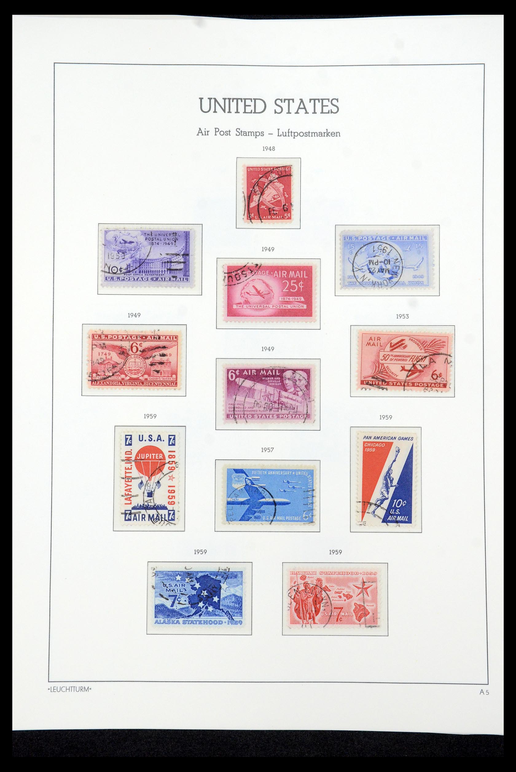 35592 088 - Postzegelverzameling 35592 USA 1851-1985.