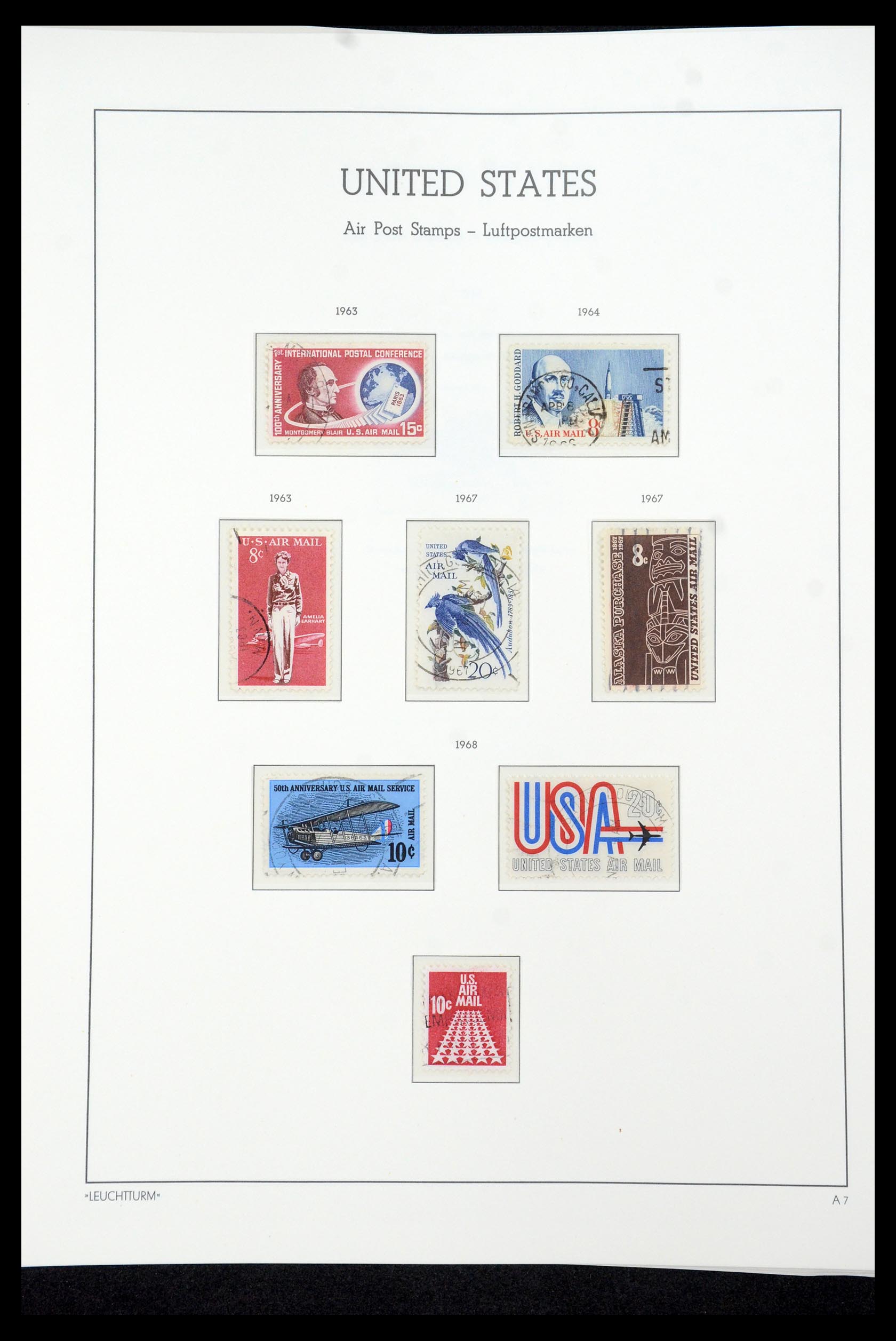 35592 090 - Postzegelverzameling 35592 USA 1851-1985.