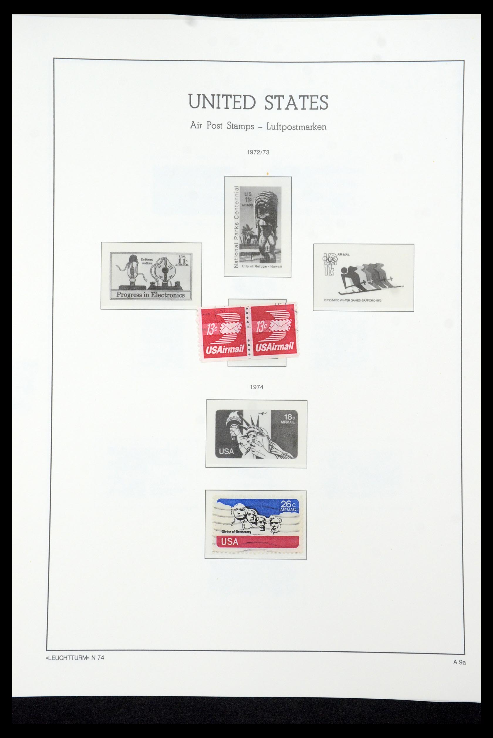 35592 093 - Postzegelverzameling 35592 USA 1851-1985.
