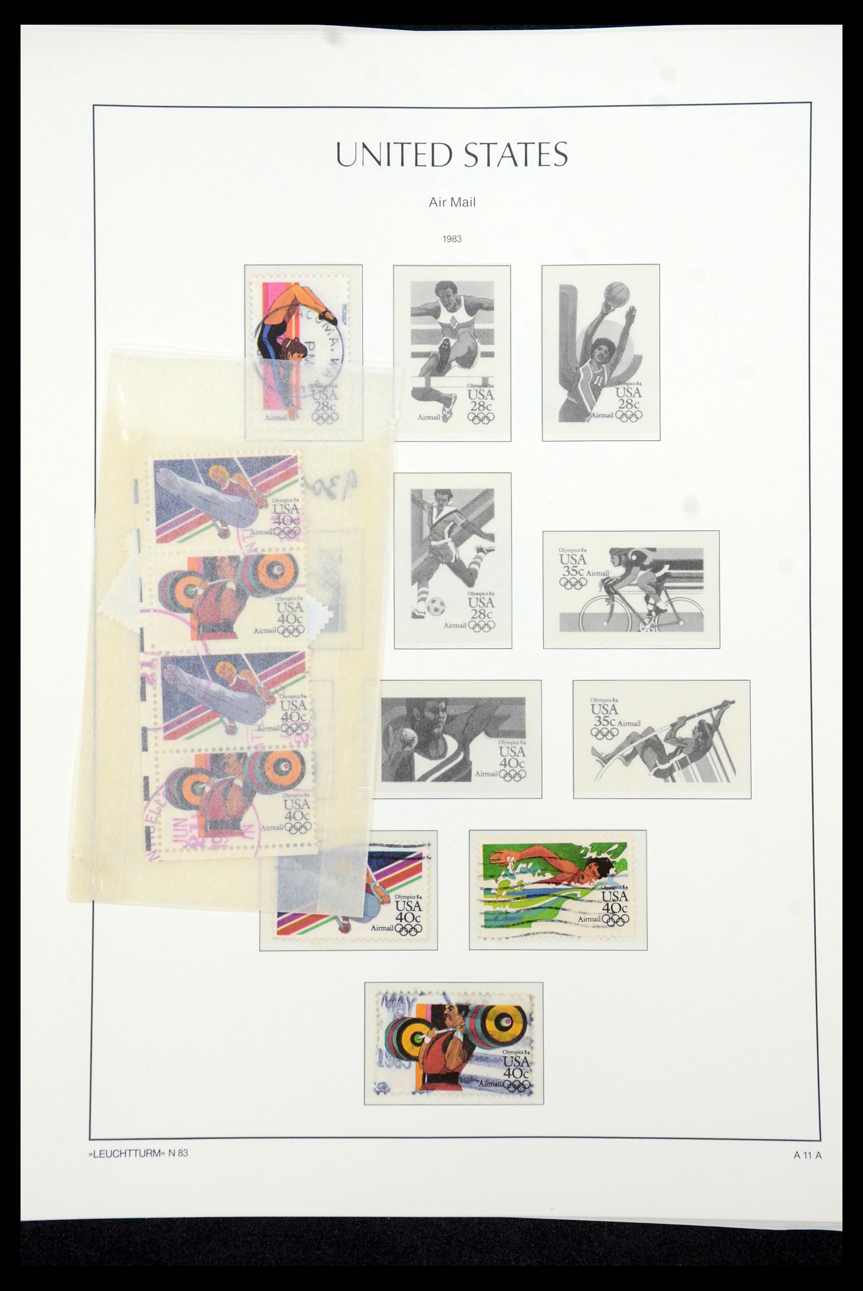 35592 095 - Postzegelverzameling 35592 USA 1851-1985.