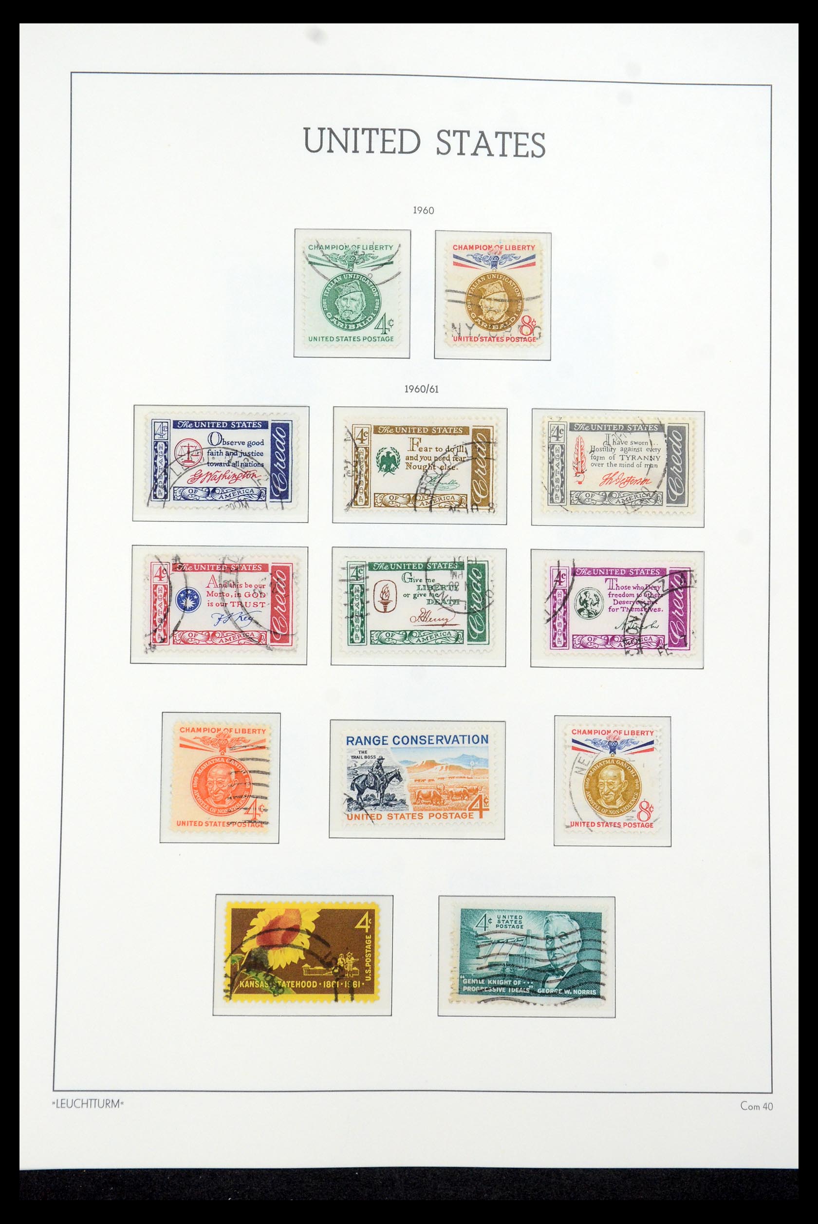 35592 141 - Postzegelverzameling 35592 USA 1851-1985.