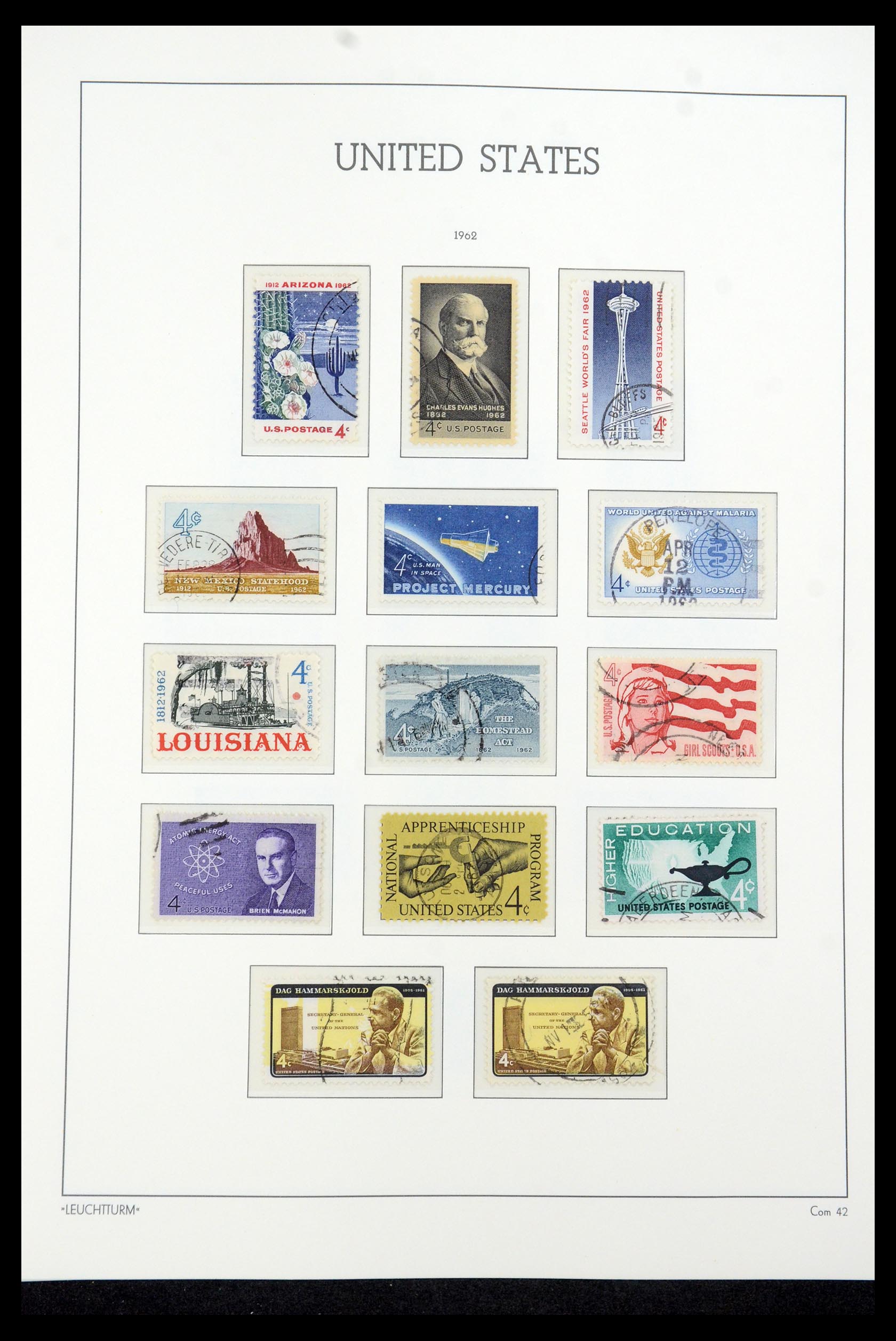 35592 143 - Postzegelverzameling 35592 USA 1851-1985.