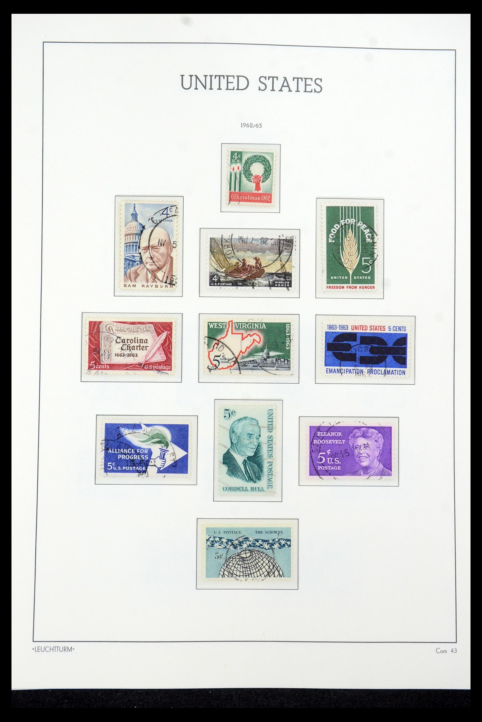 35592 144 - Postzegelverzameling 35592 USA 1851-1985.
