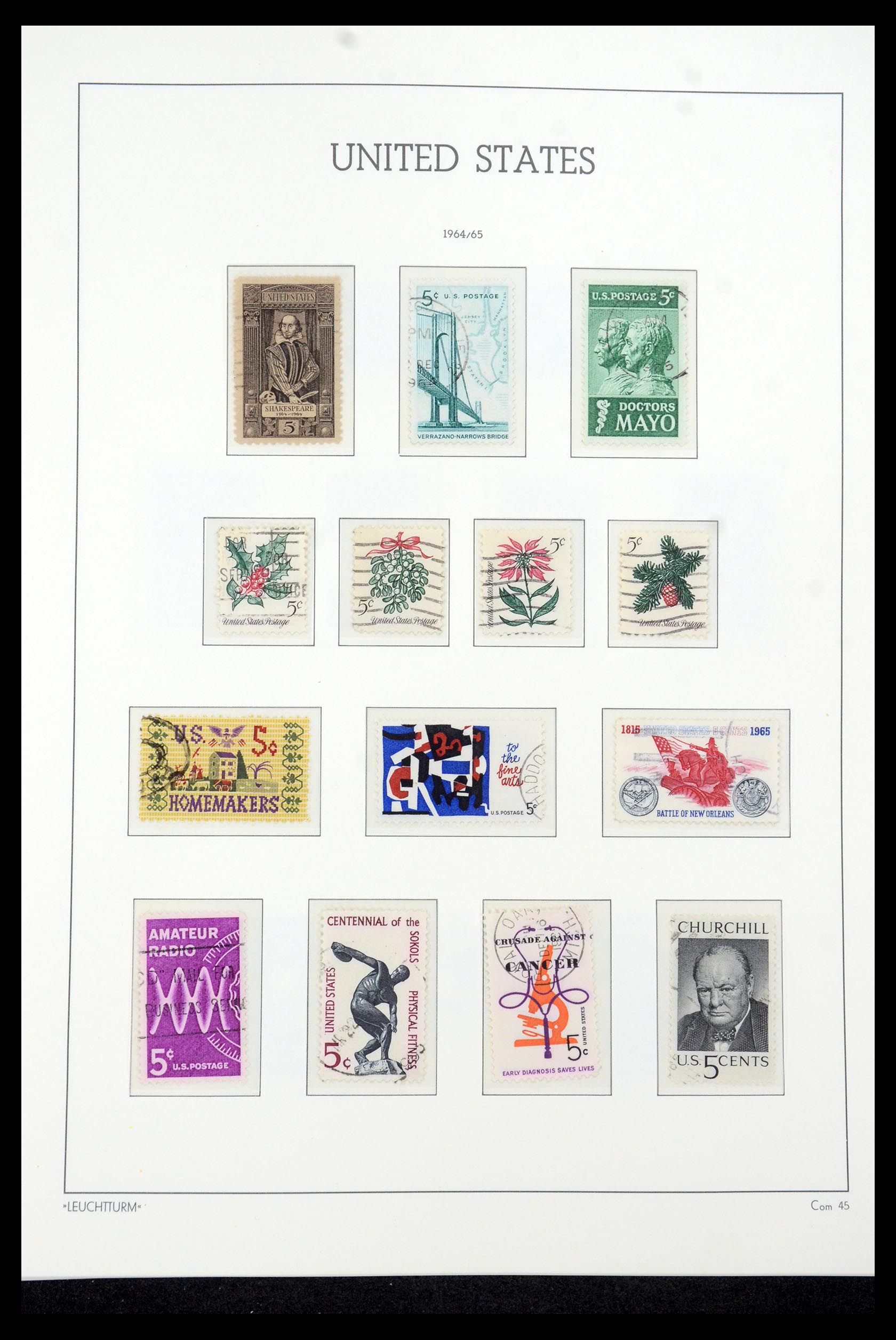 35592 146 - Postzegelverzameling 35592 USA 1851-1985.