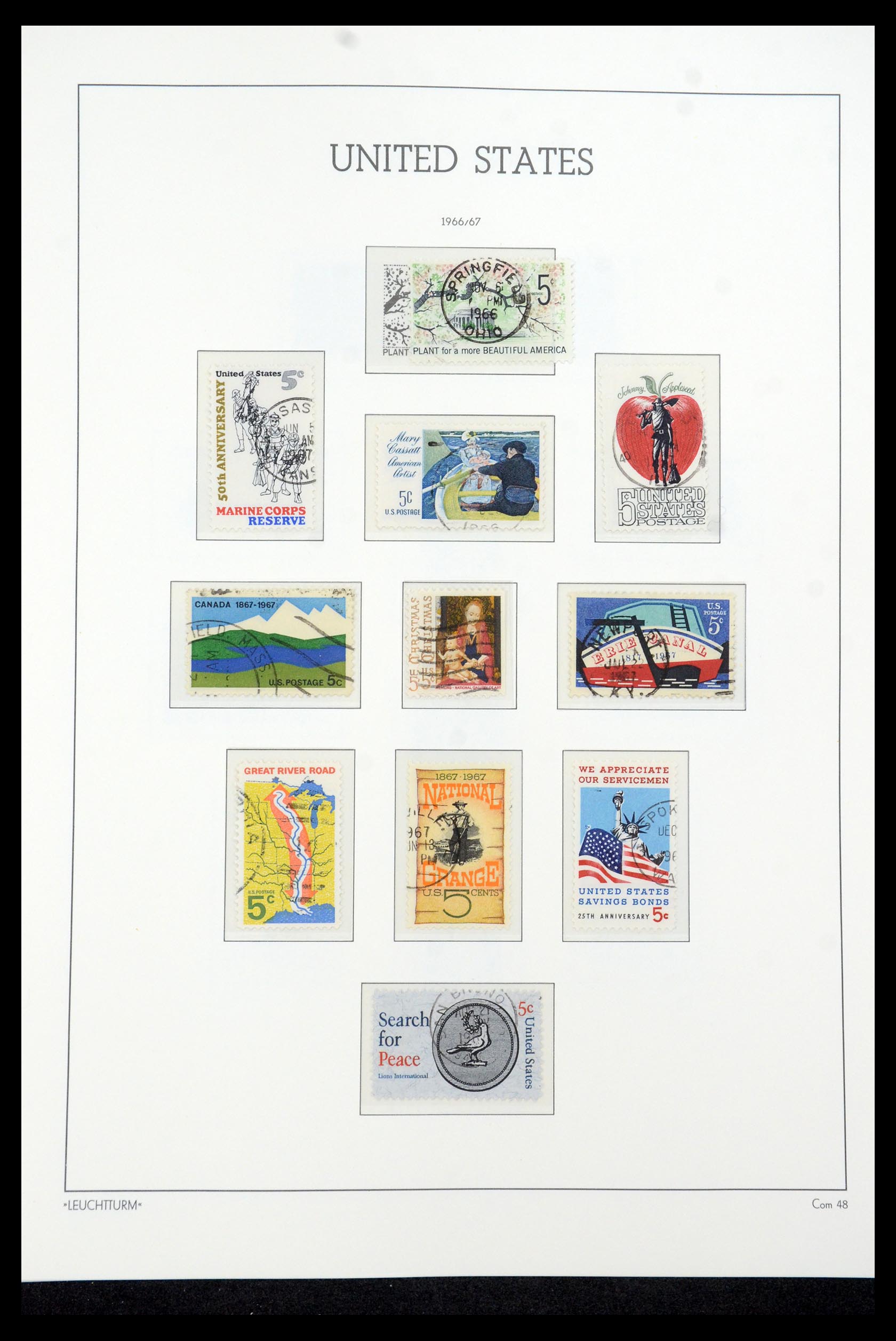 35592 149 - Postzegelverzameling 35592 USA 1851-1985.