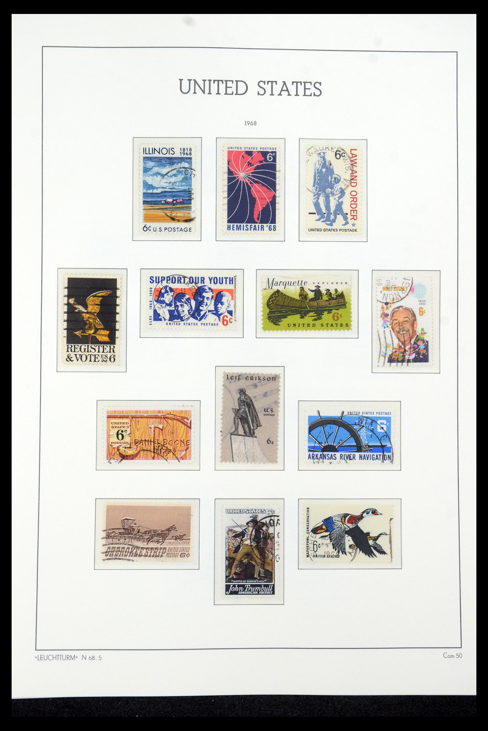35592 151 - Postzegelverzameling 35592 USA 1851-1985.