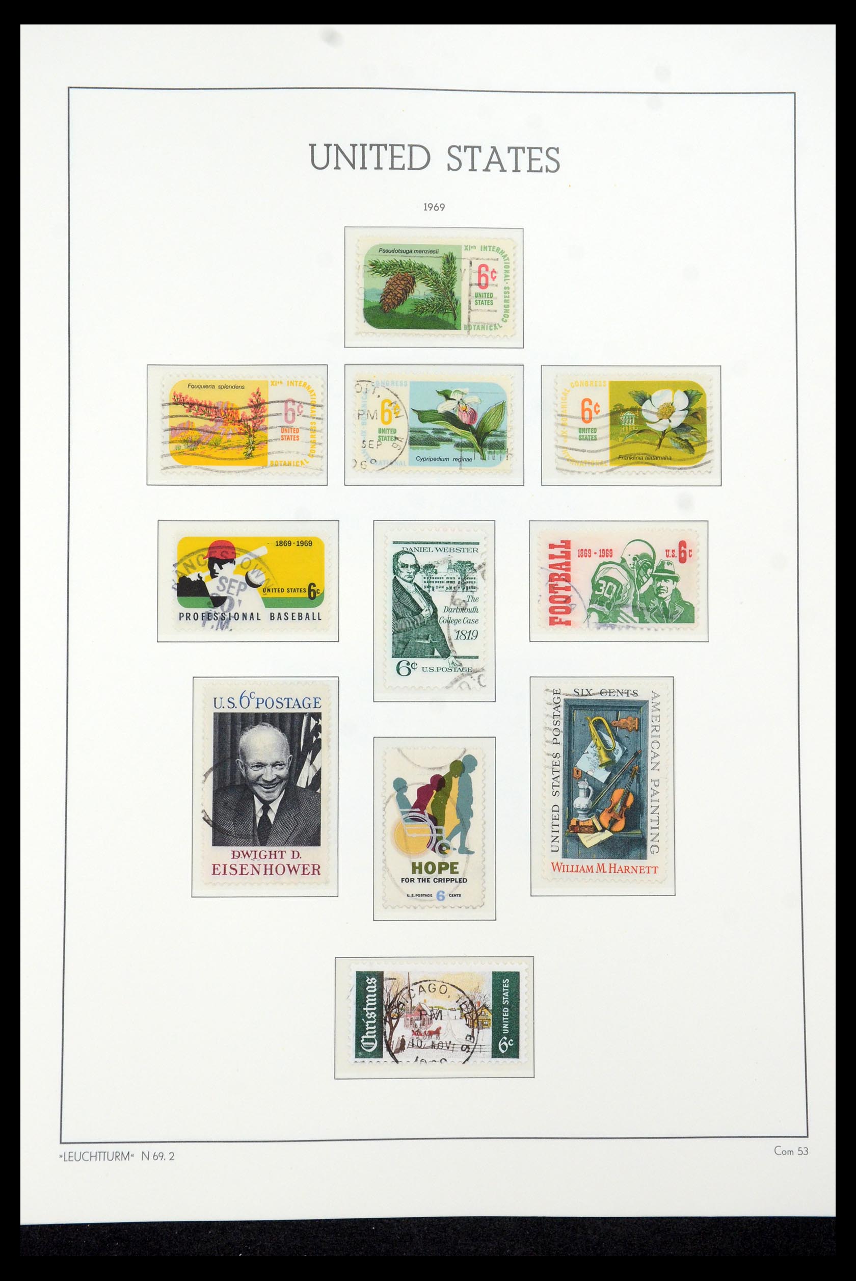 35592 155 - Postzegelverzameling 35592 USA 1851-1985.