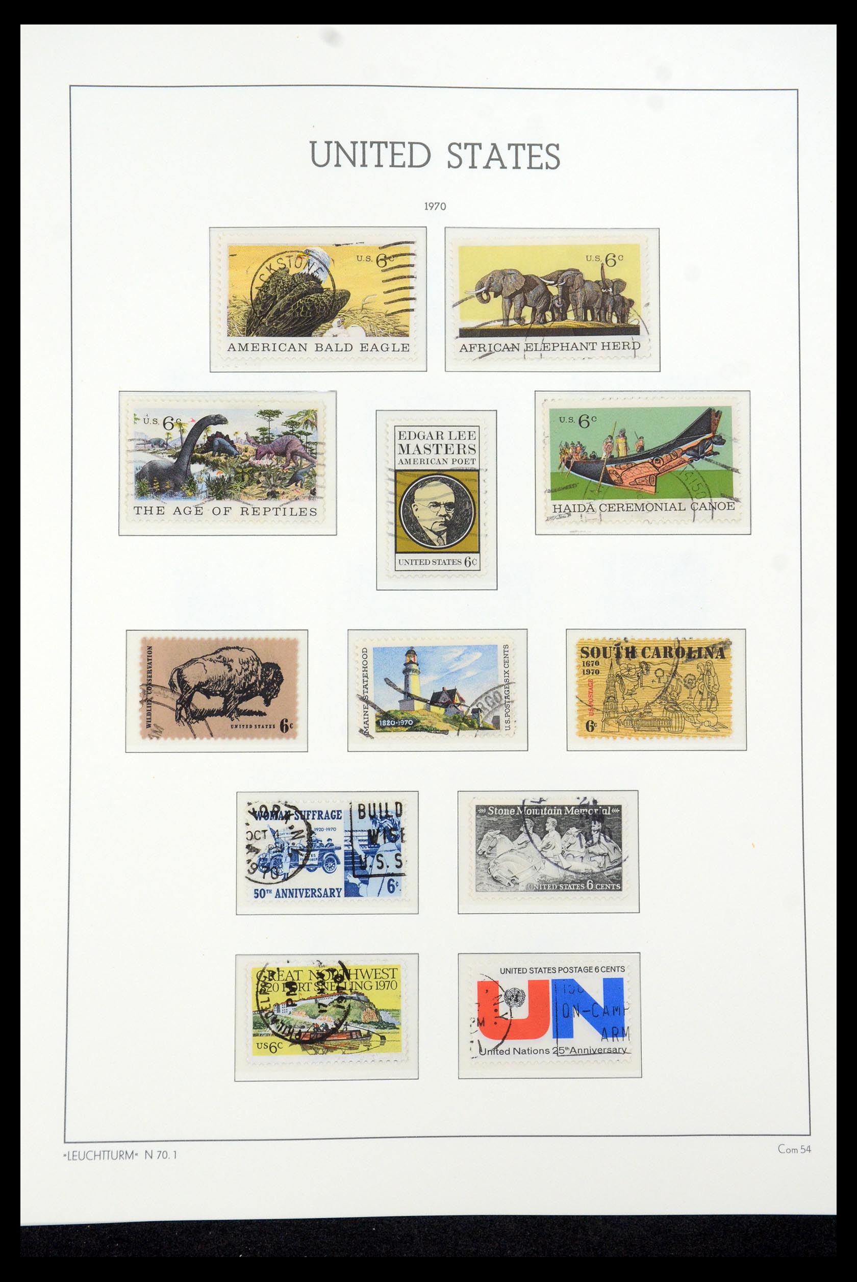 35592 157 - Postzegelverzameling 35592 USA 1851-1985.