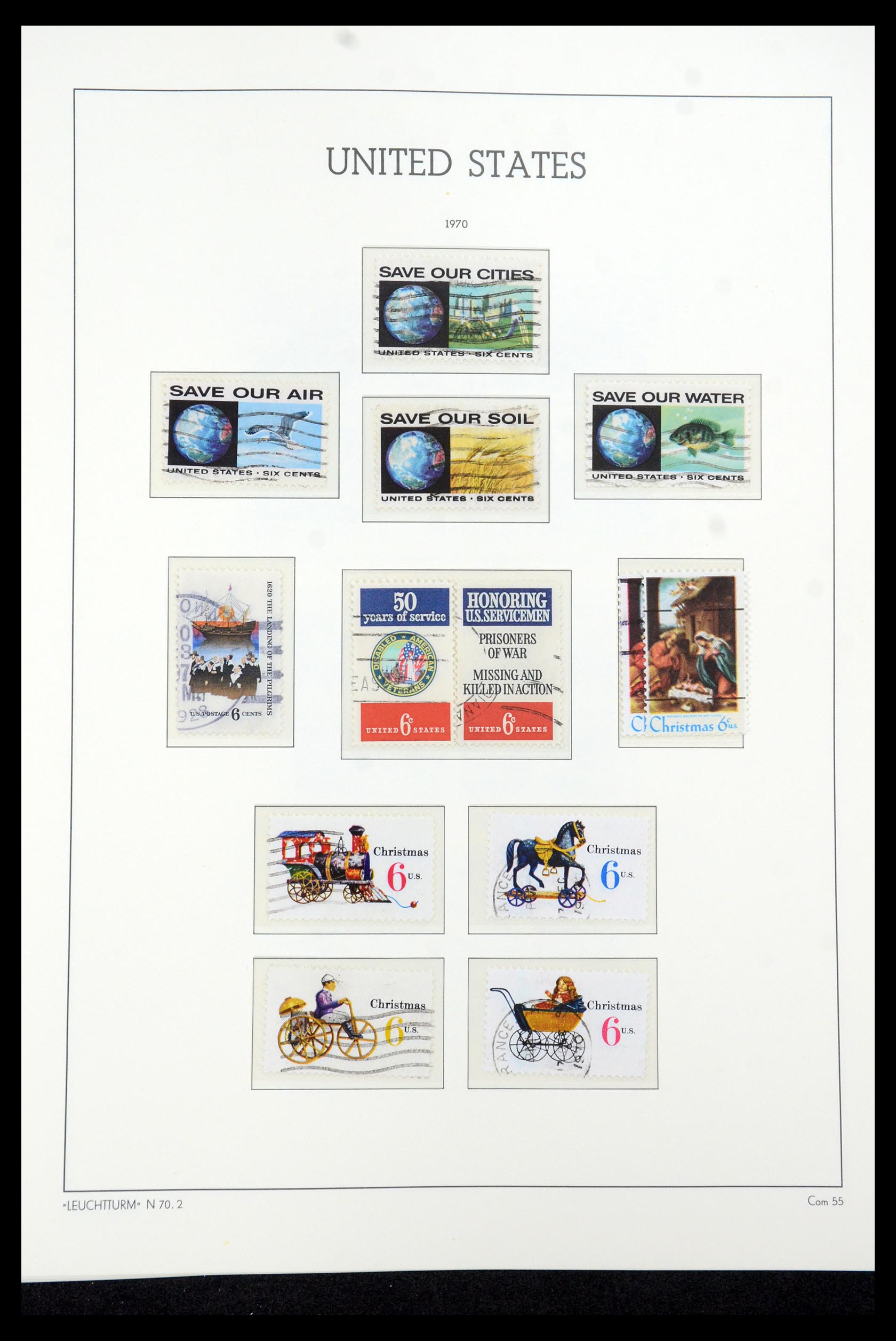 35592 158 - Postzegelverzameling 35592 USA 1851-1985.