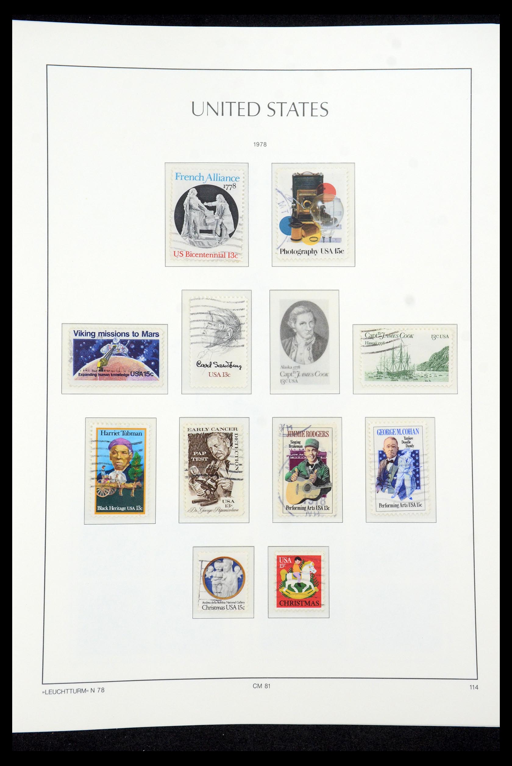 35592 193 - Postzegelverzameling 35592 USA 1851-1985.