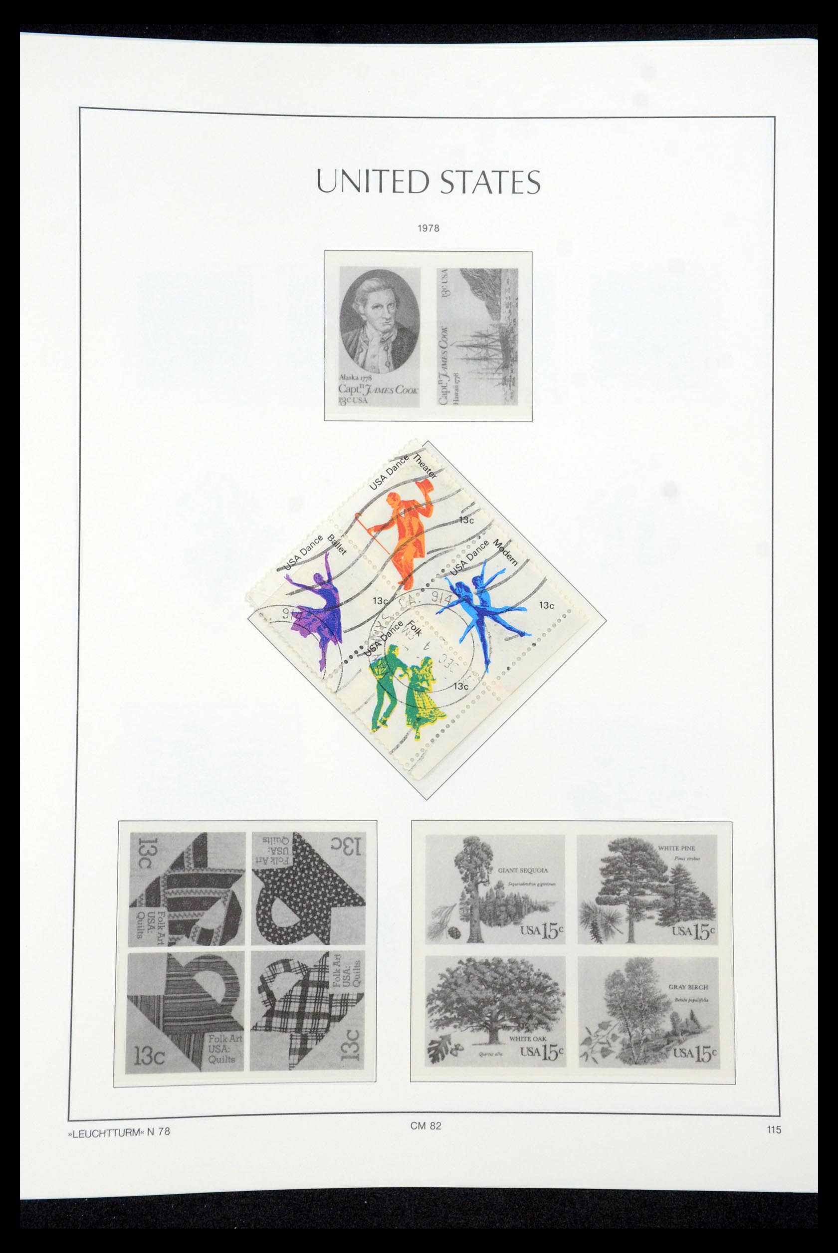 35592 194 - Postzegelverzameling 35592 USA 1851-1985.