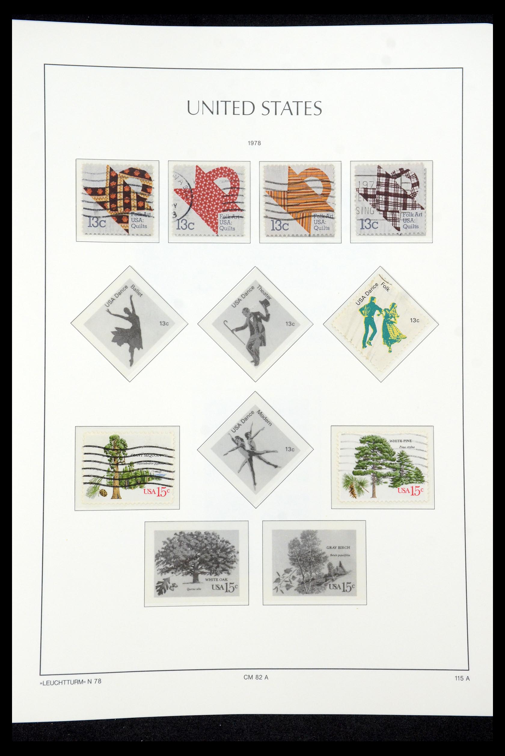 35592 195 - Postzegelverzameling 35592 USA 1851-1985.