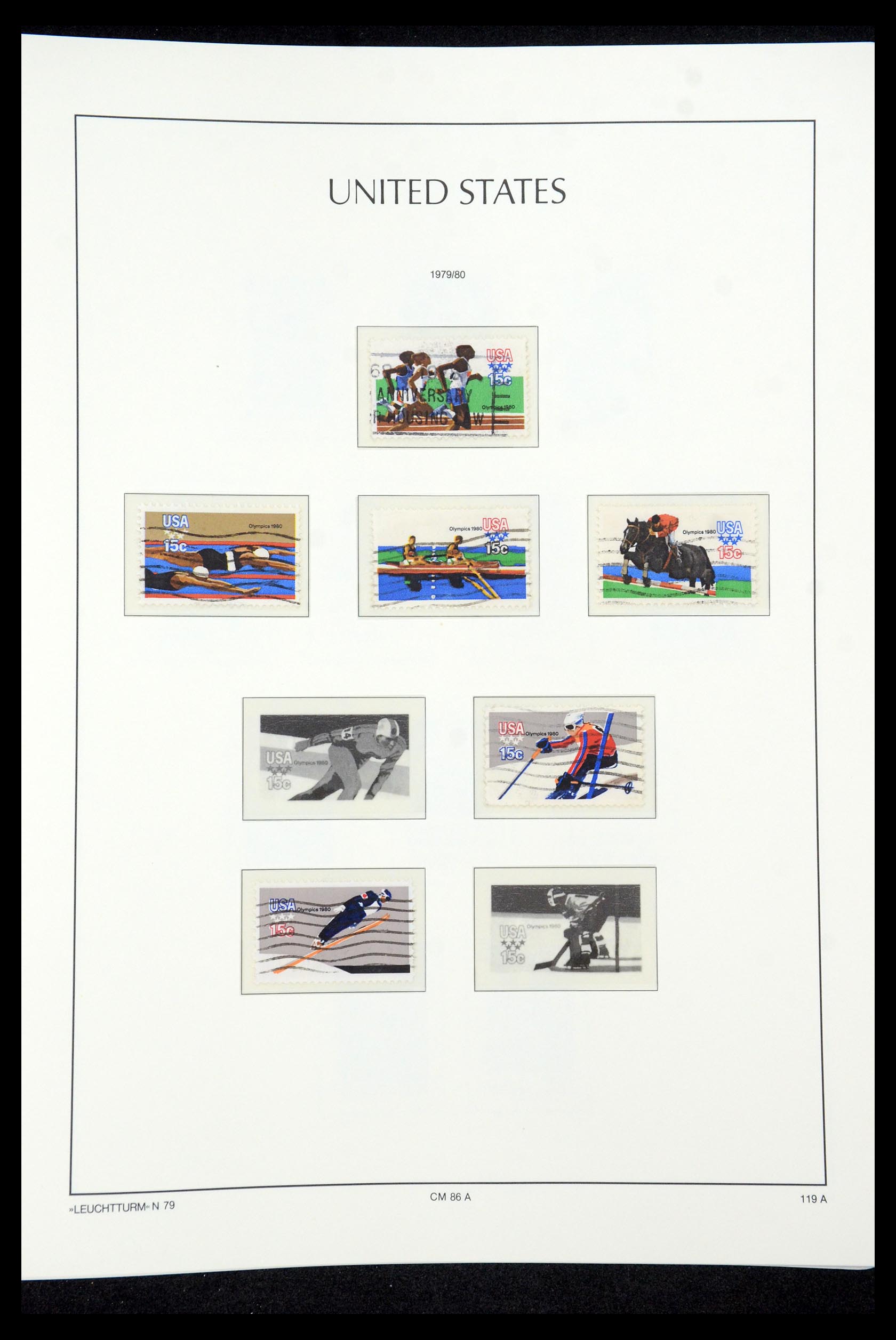 35592 200 - Postzegelverzameling 35592 USA 1851-1985.
