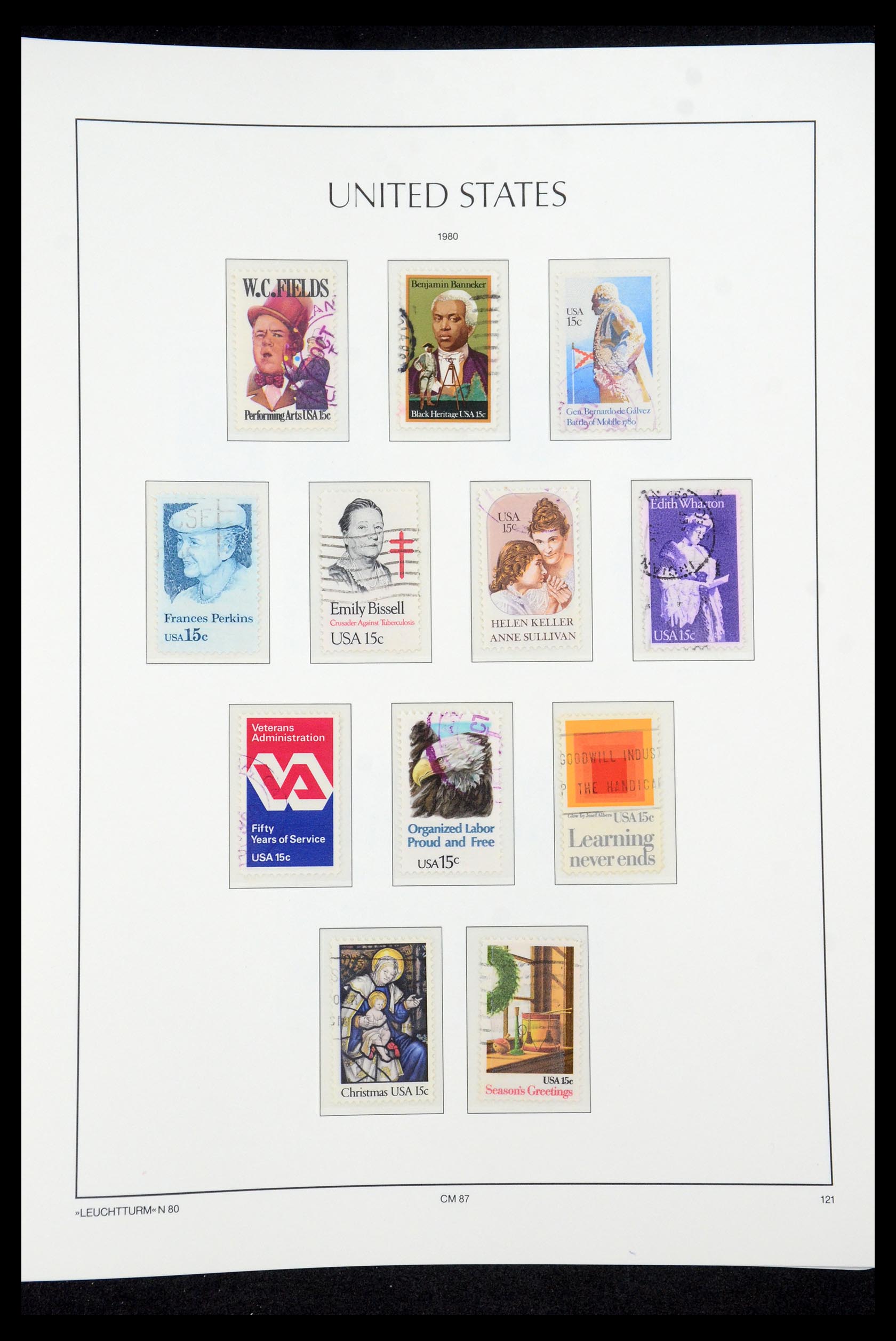 35592 201 - Postzegelverzameling 35592 USA 1851-1985.