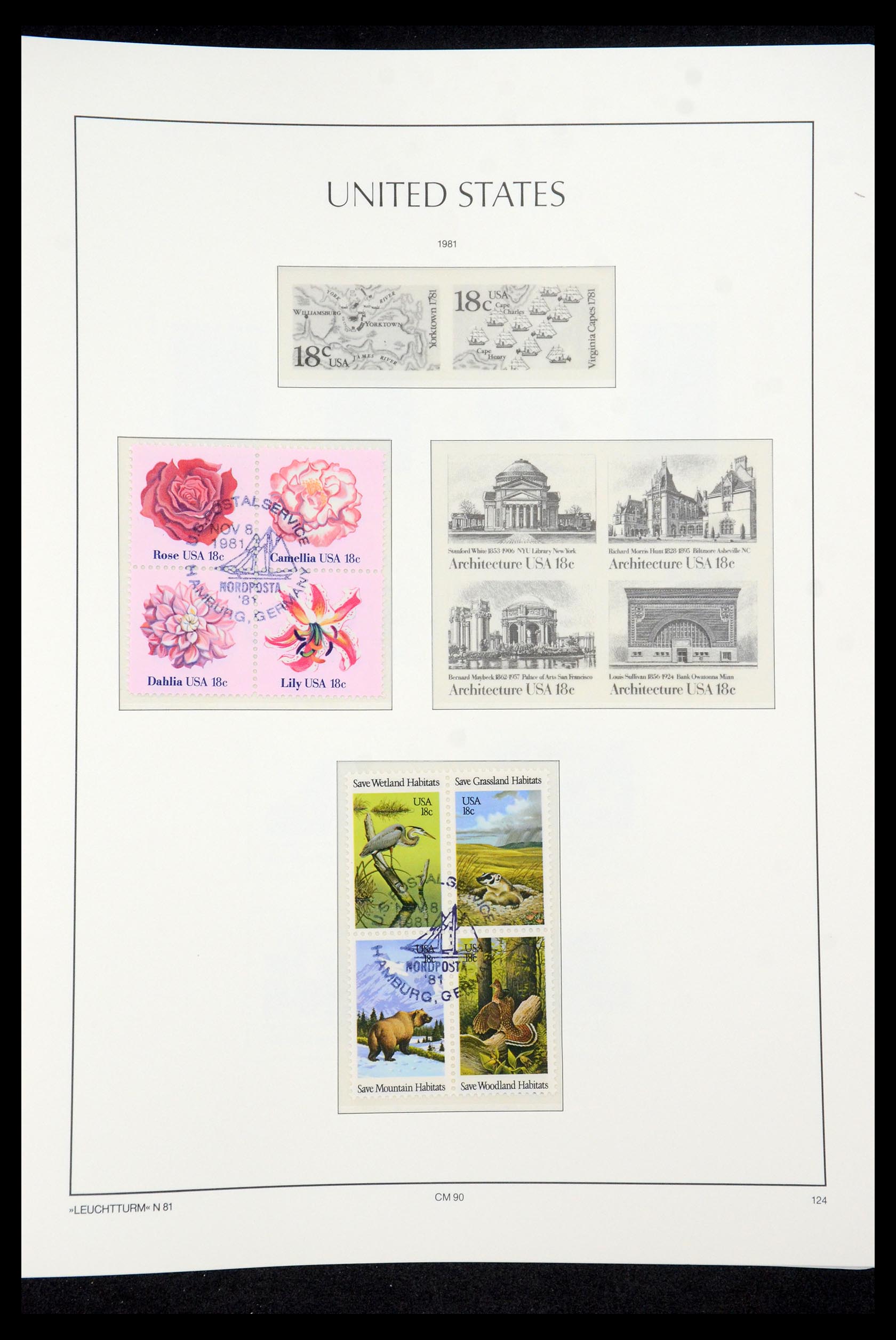 35592 205 - Postzegelverzameling 35592 USA 1851-1985.