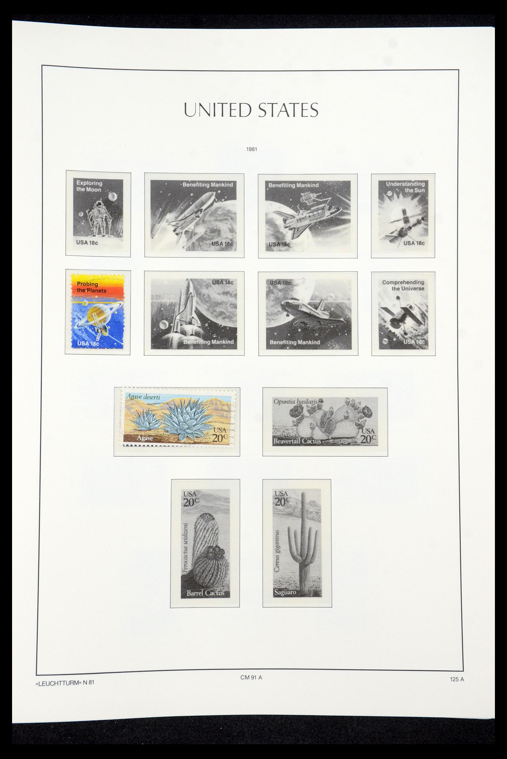 35592 208 - Postzegelverzameling 35592 USA 1851-1985.