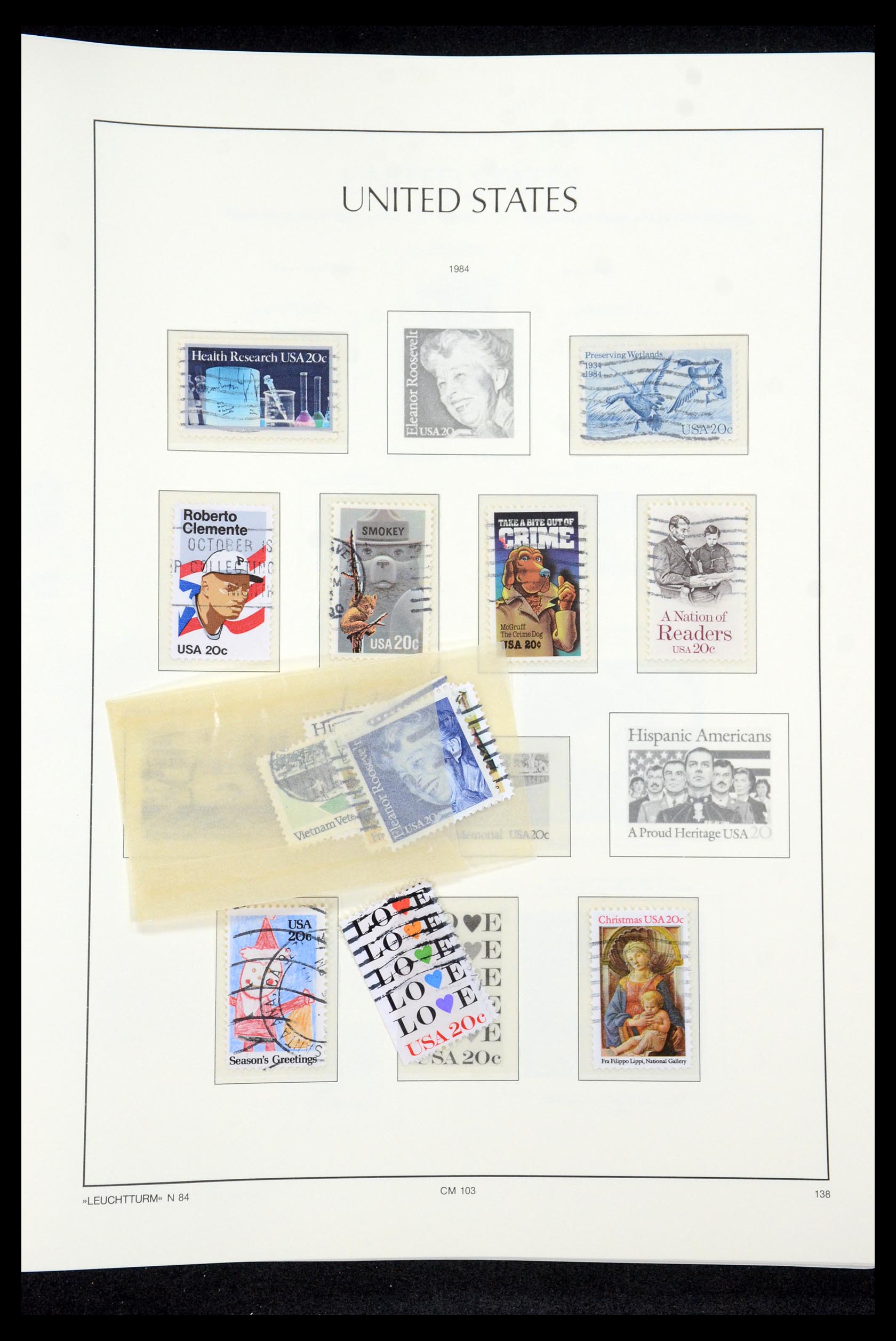 35592 219 - Postzegelverzameling 35592 USA 1851-1985.