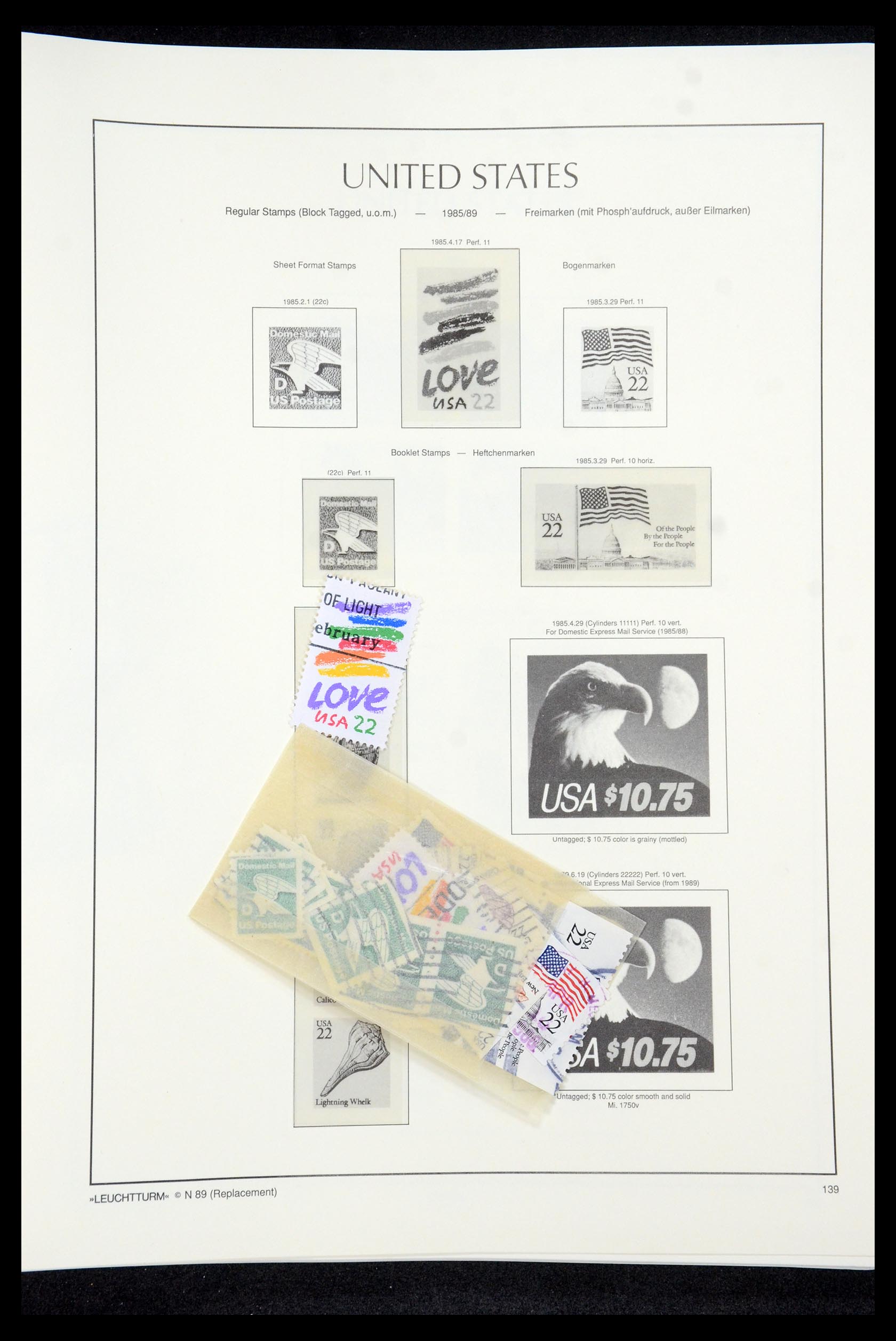 35592 220 - Postzegelverzameling 35592 USA 1851-1985.