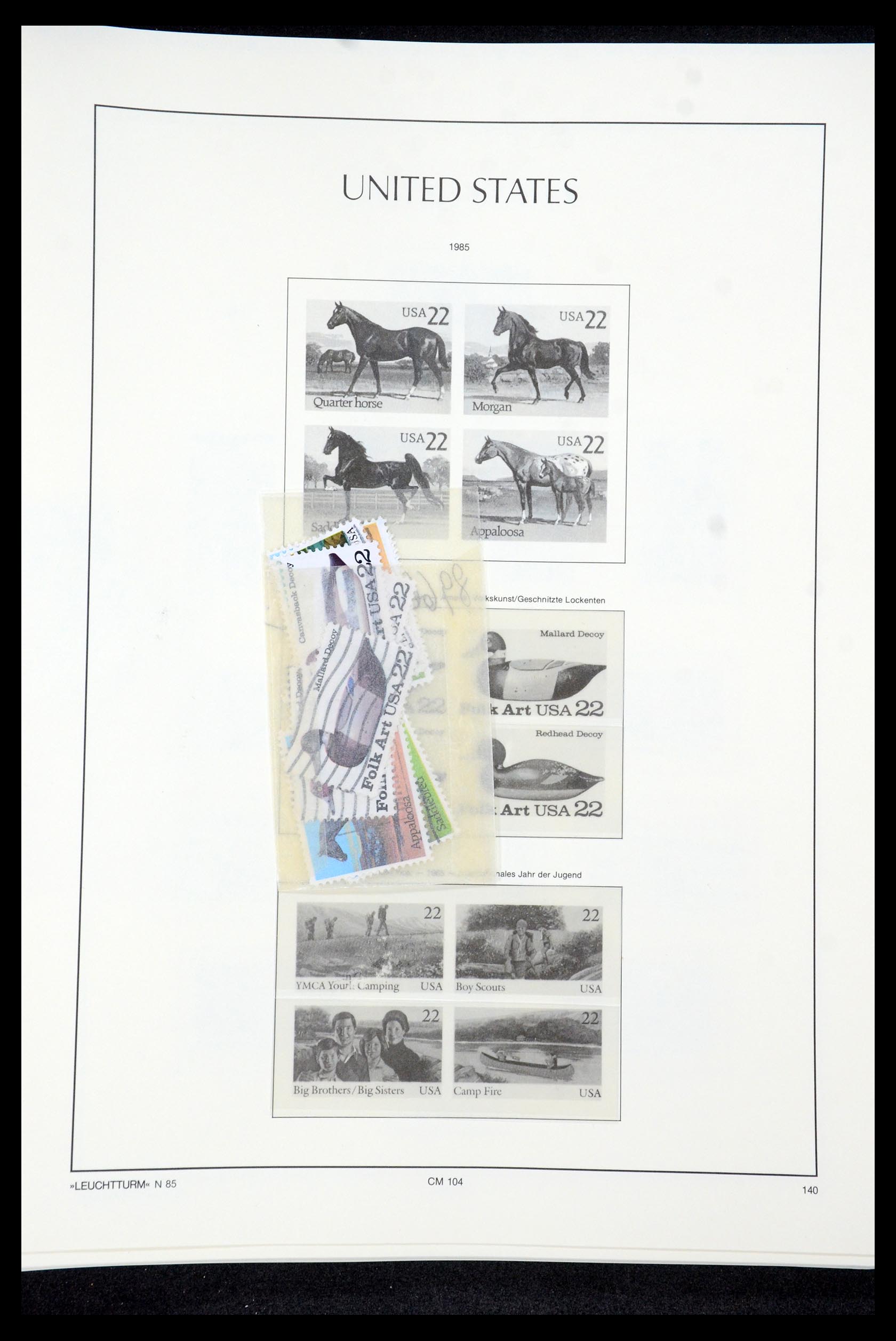 35592 221 - Postzegelverzameling 35592 USA 1851-1985.
