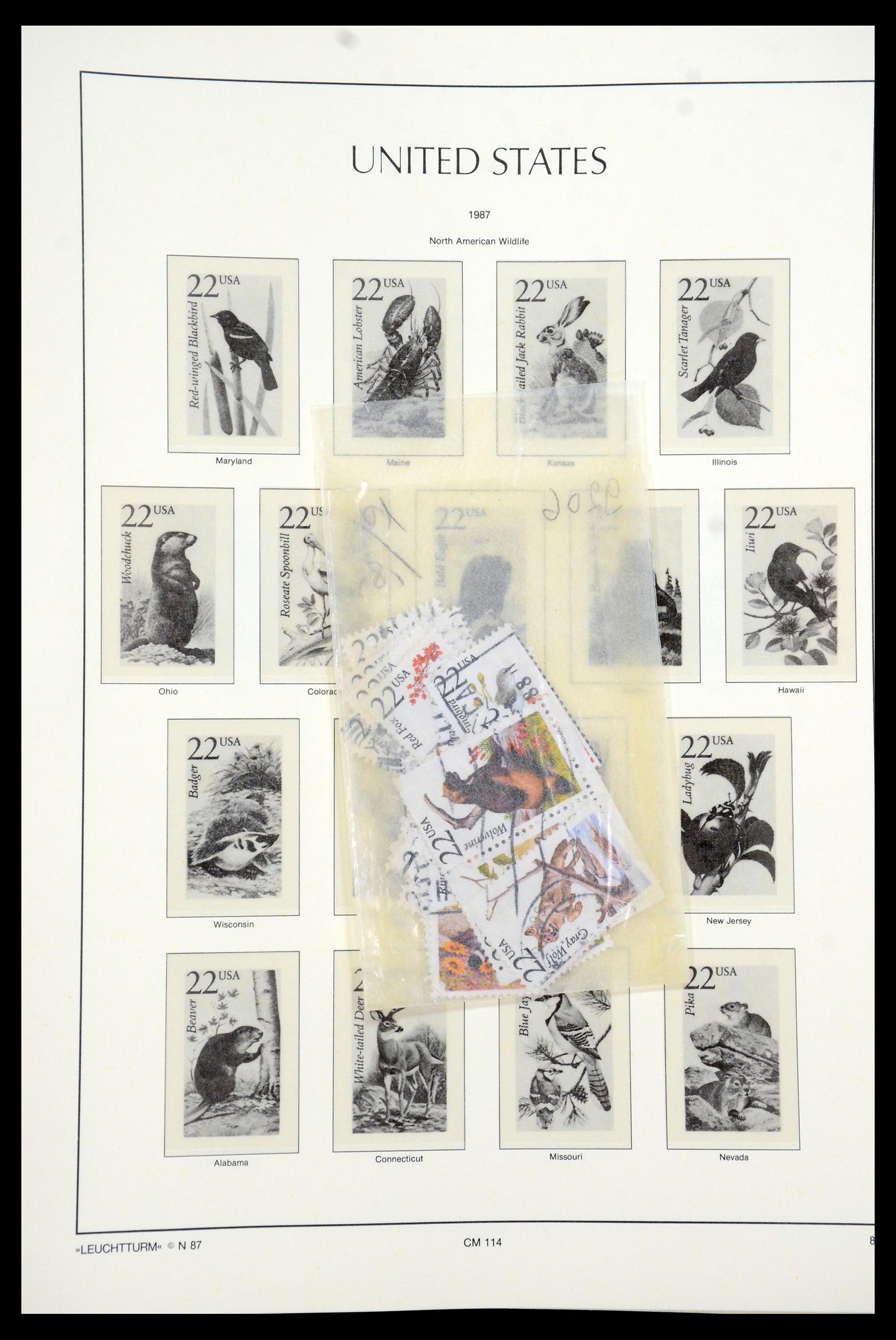 35592 227 - Postzegelverzameling 35592 USA 1851-1985.