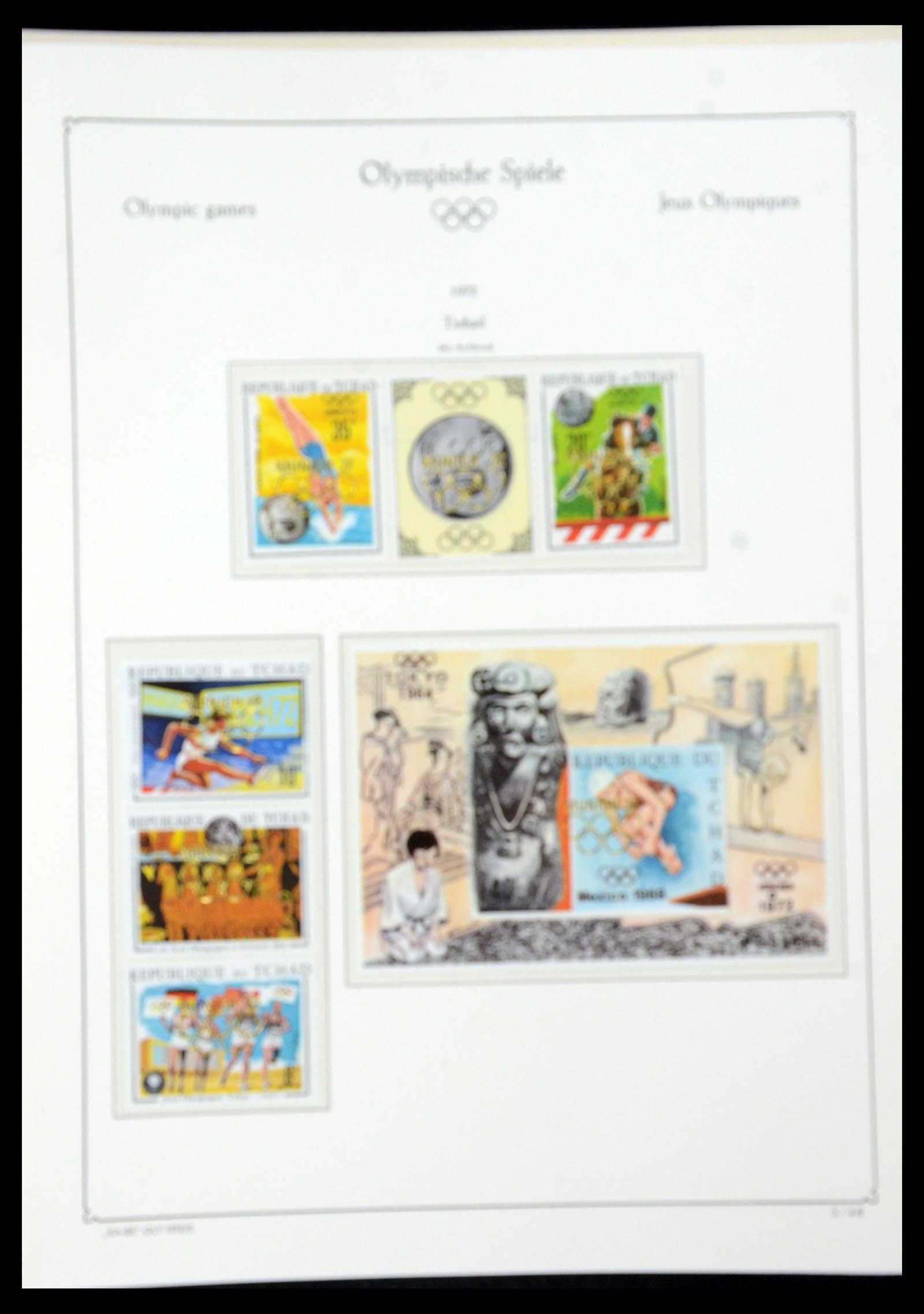 35593 046 - Postzegelverzameling 35593 Olympische Spelen 1972.