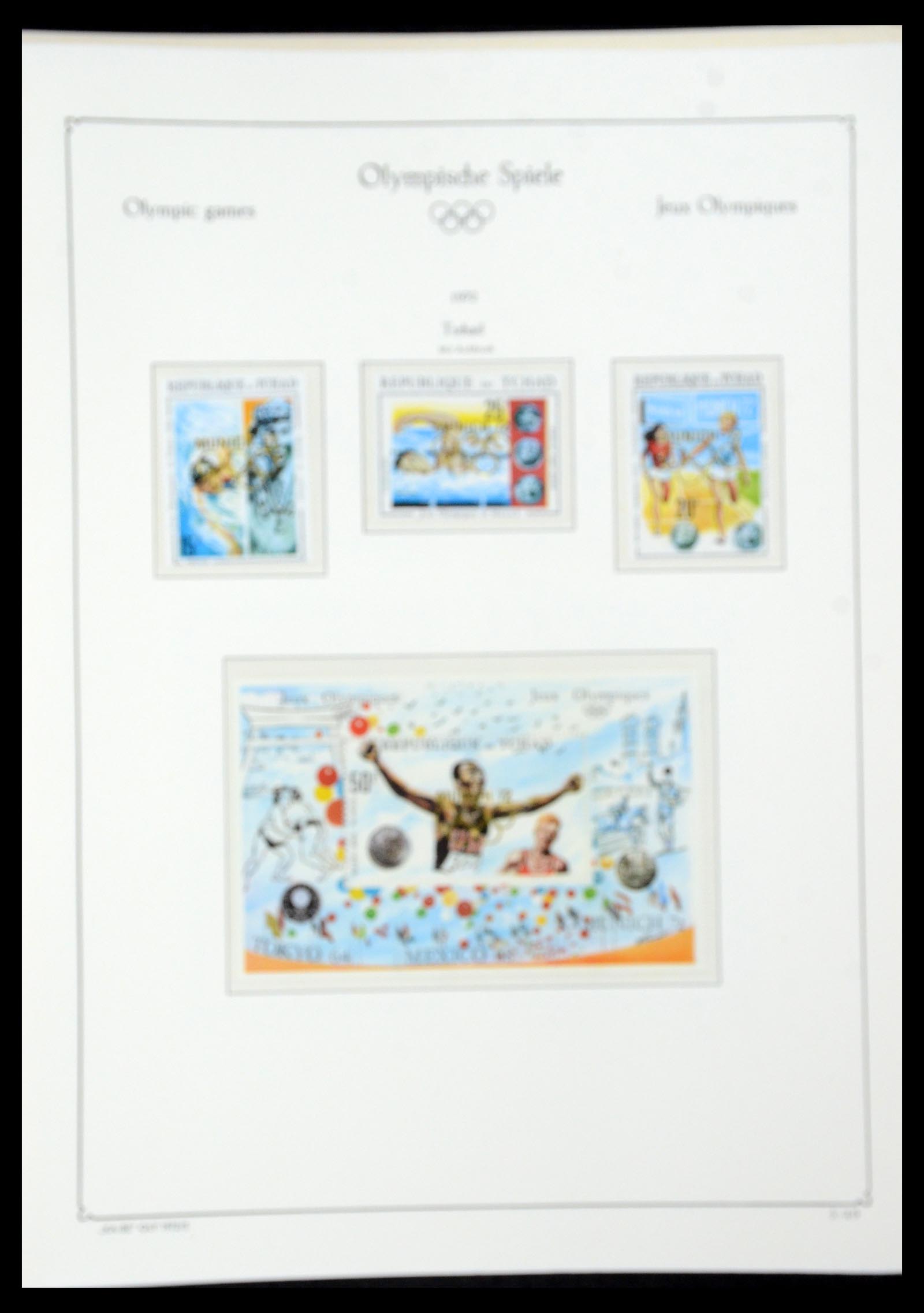 35593 047 - Postzegelverzameling 35593 Olympische Spelen 1972.