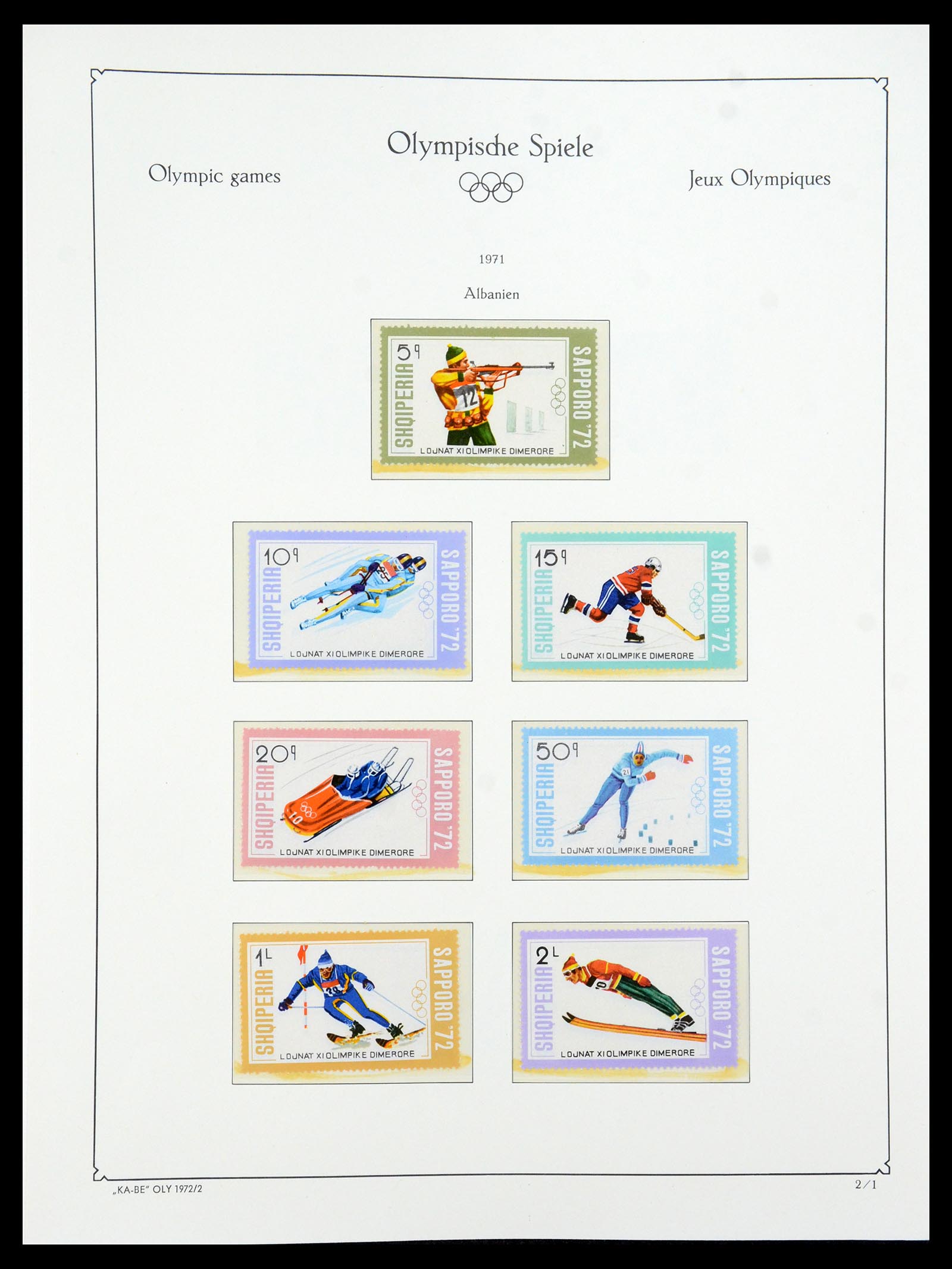 35593 079 - Stamp Collection 35593 Olympics 1972.
