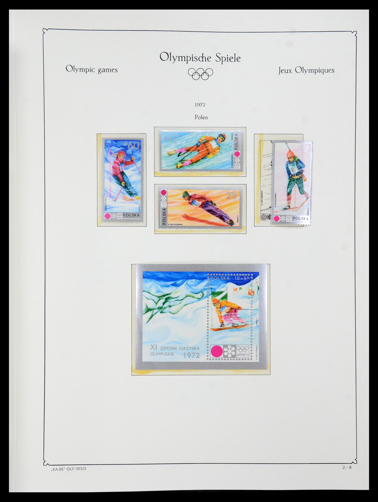 35593 089 - Stamp Collection 35593 Olympics 1972.