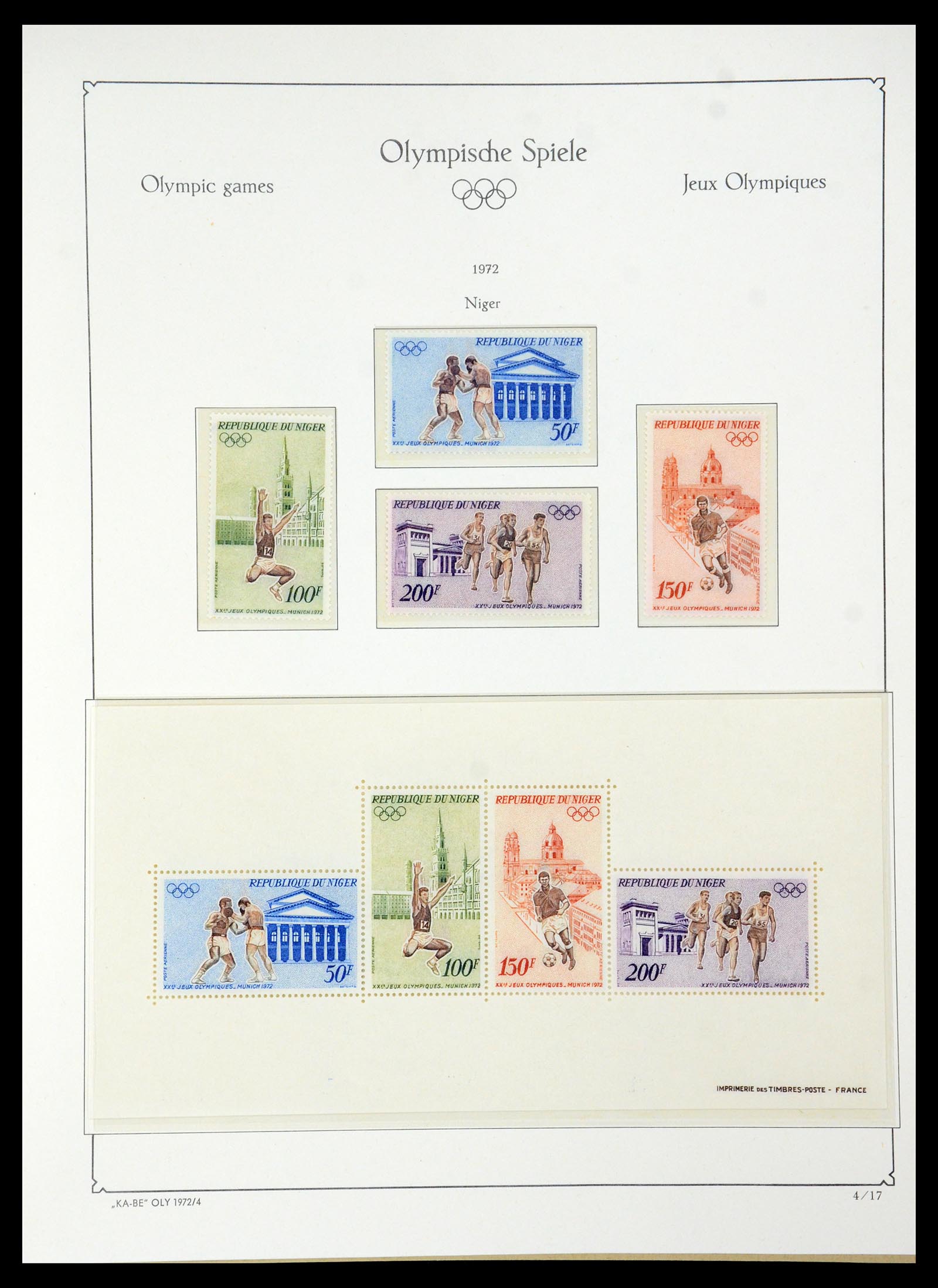 35593 174 - Stamp Collection 35593 Olympics 1972.
